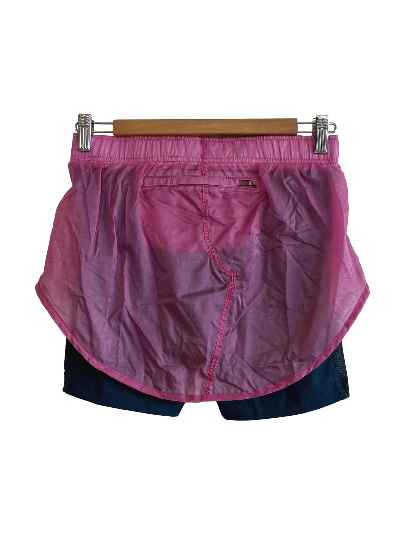 Bubblegum Pink Layered Skorts