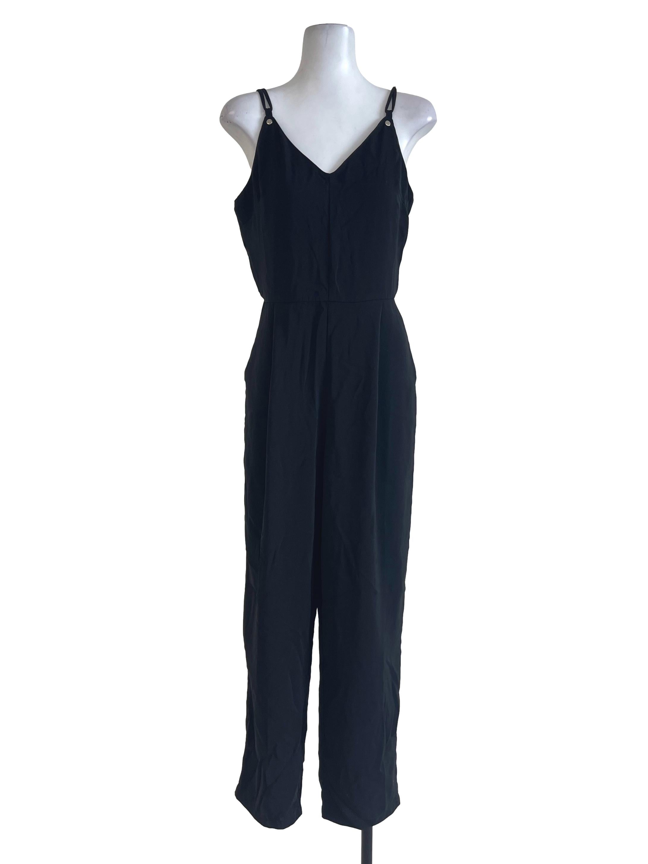 The Velvet Dolls Black Sleeveless Overall