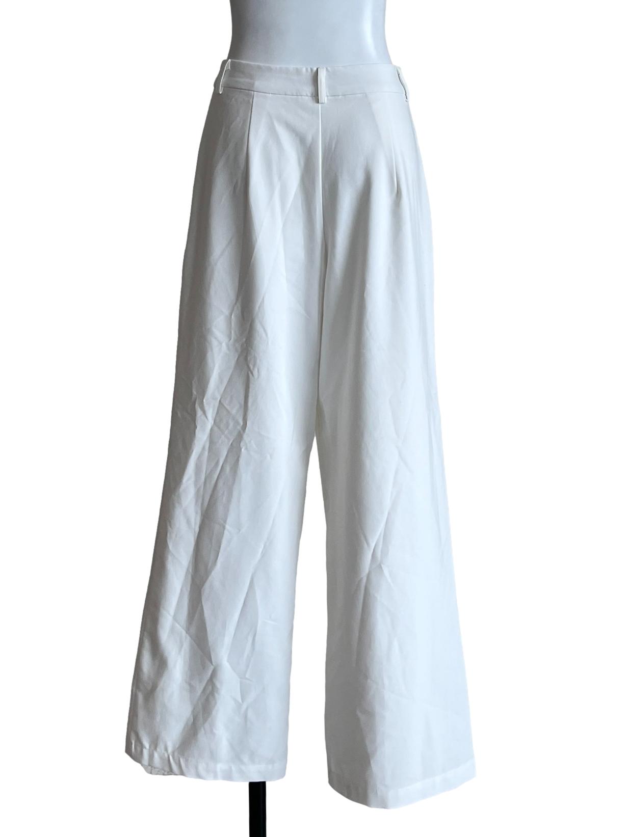 Pearl White Suiting Pants