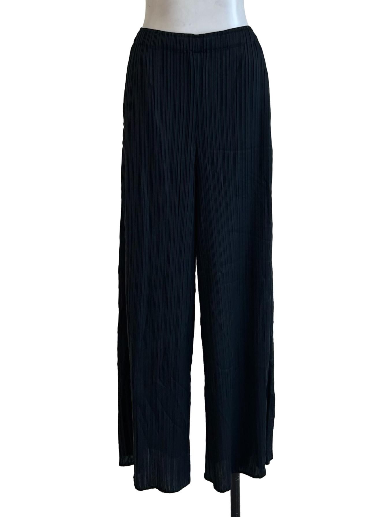 Black Pleated Pants