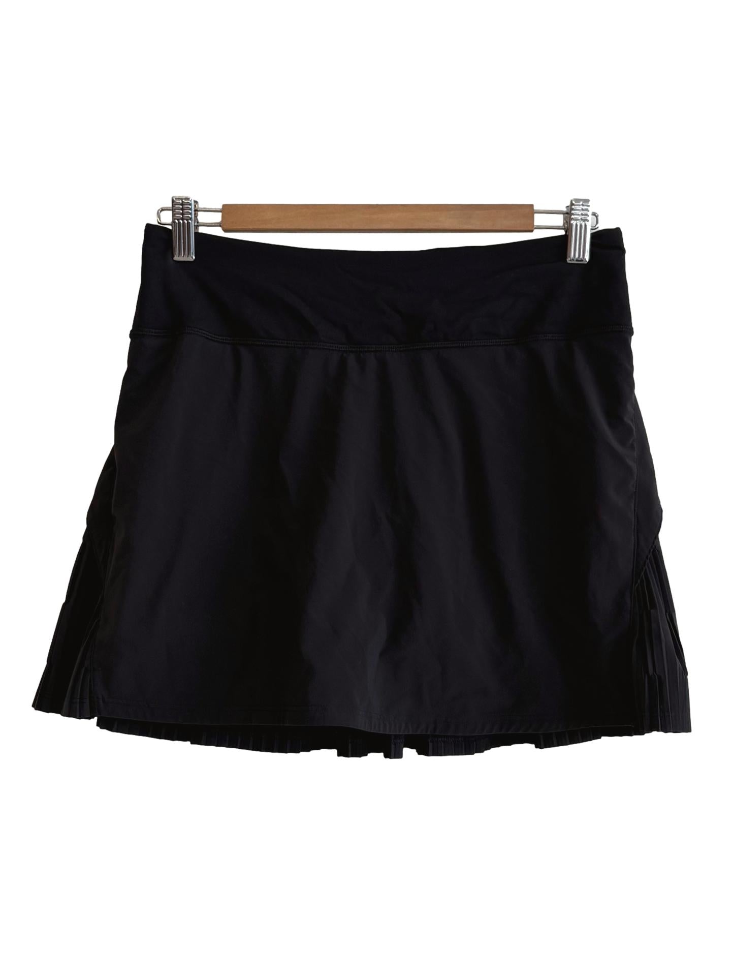 Black Pleated Skorts
