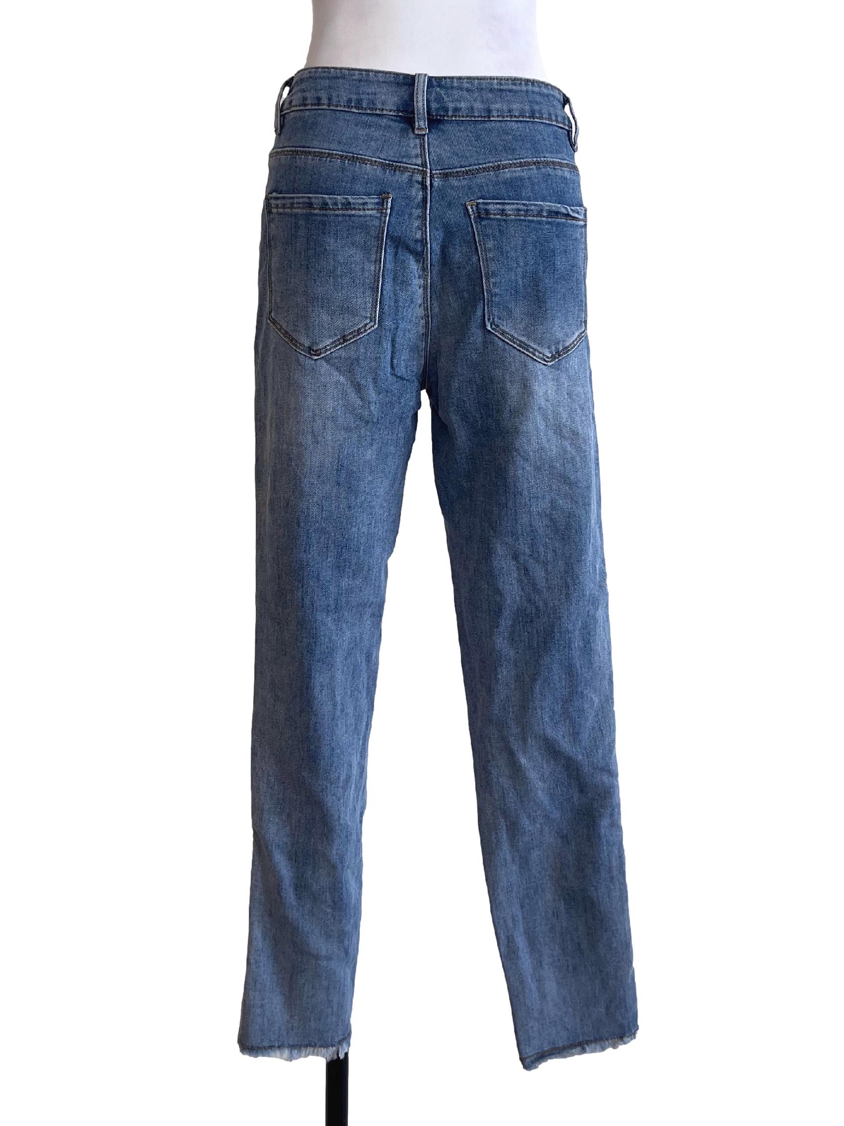Cerulean Blue Skinny Jeans