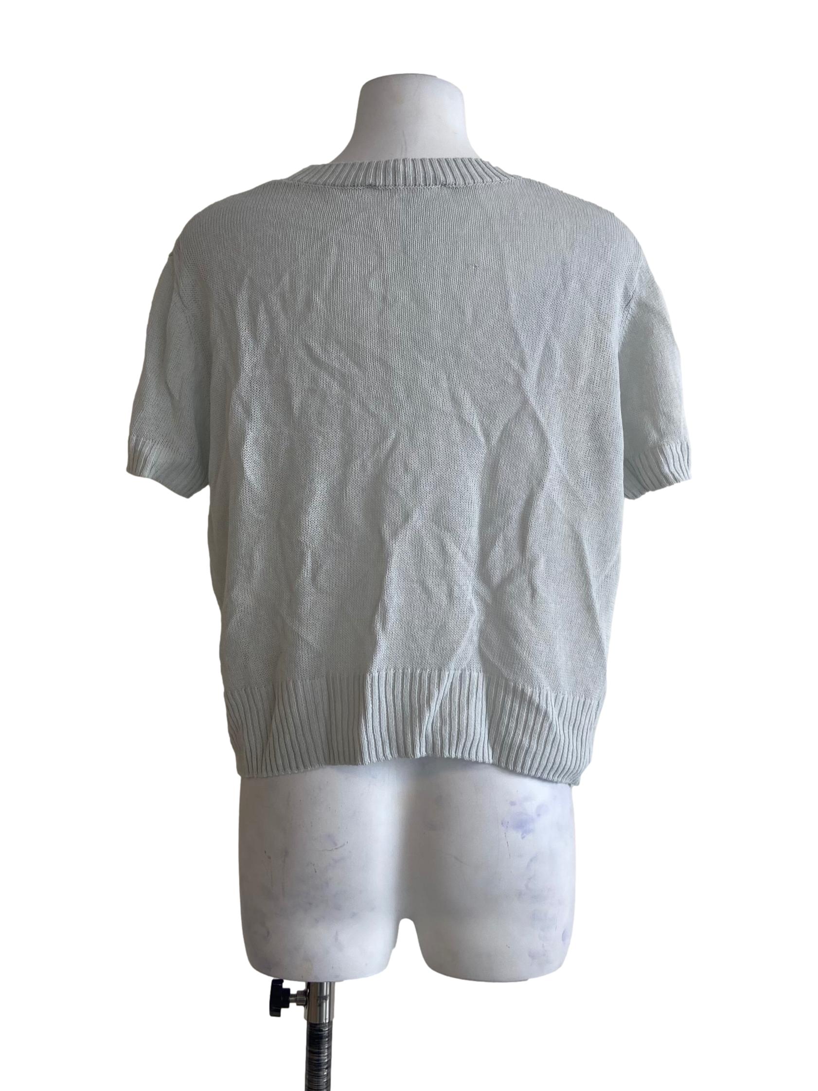 Mint Green Knitted Blouse