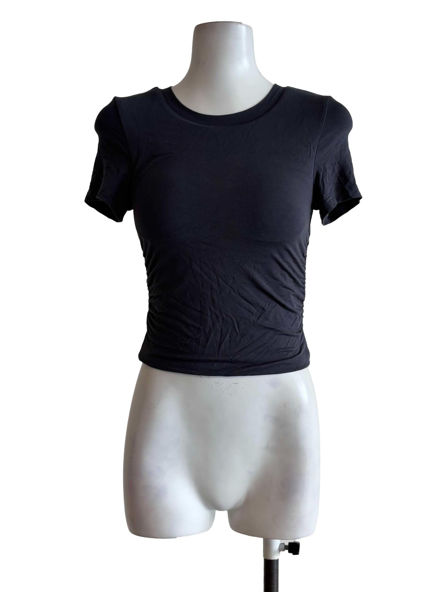 Charcoal Grey Bodycon Top
