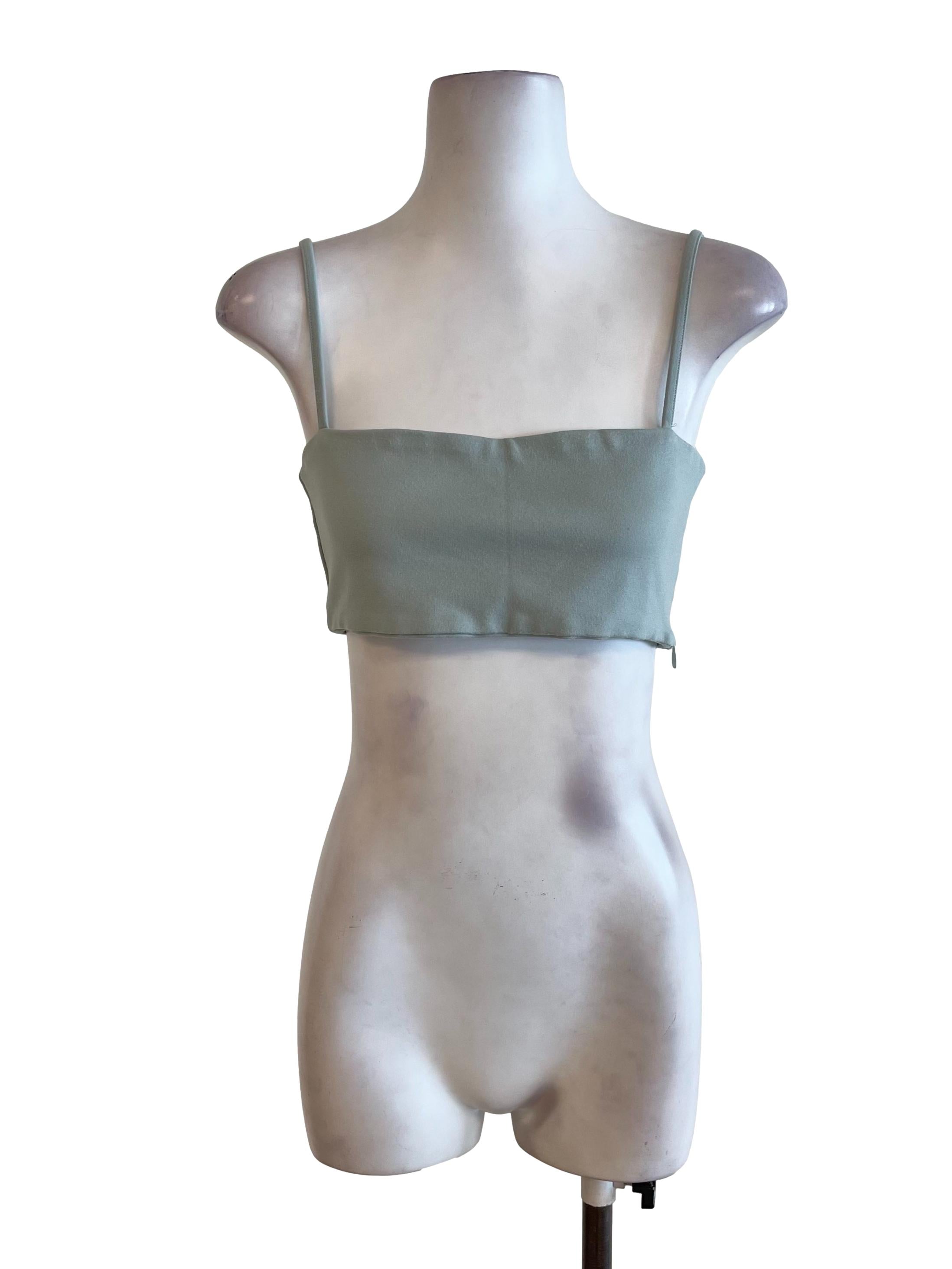 Pale Green Tube Top