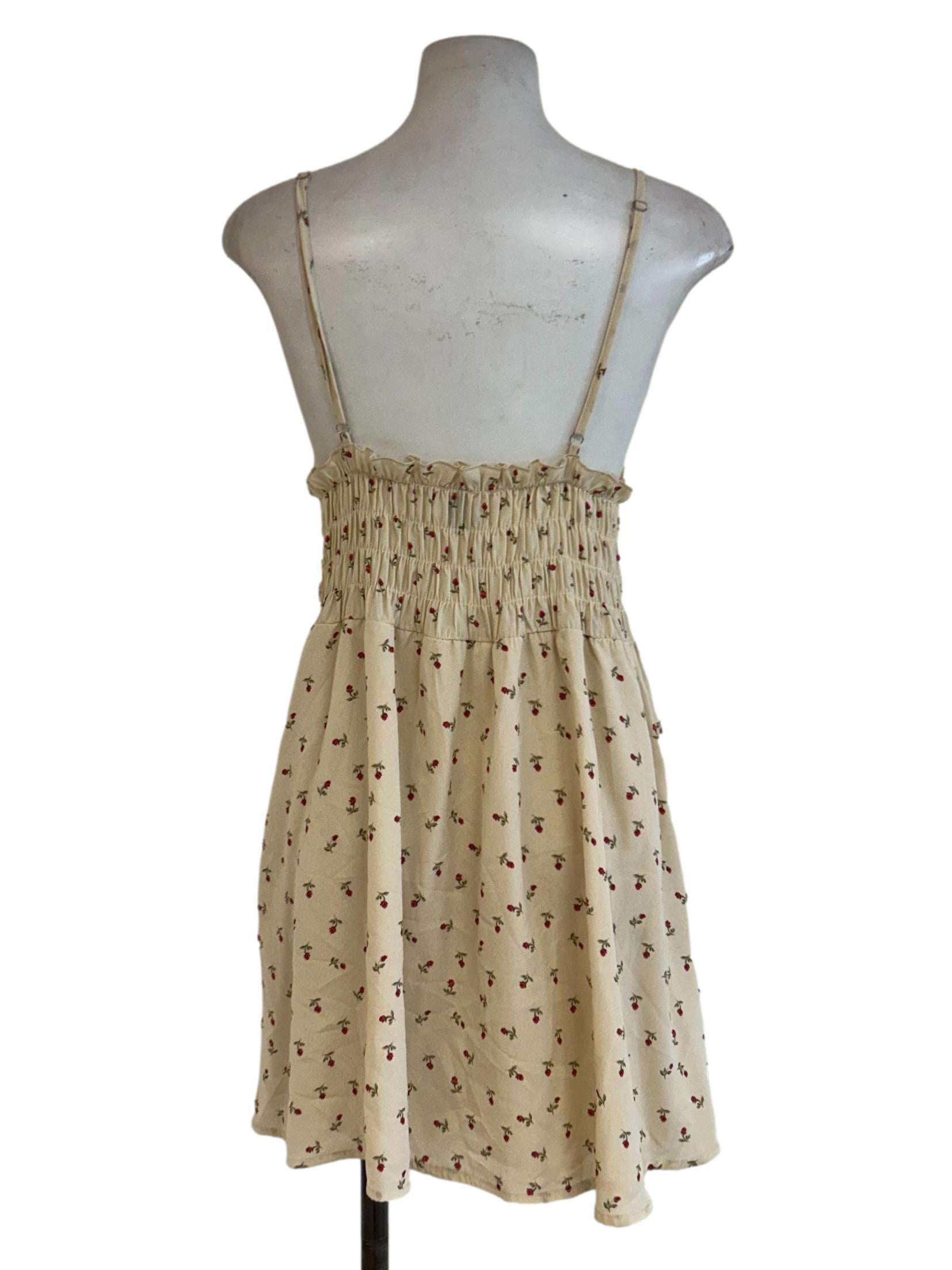 Parchment White Floral Cami Dress