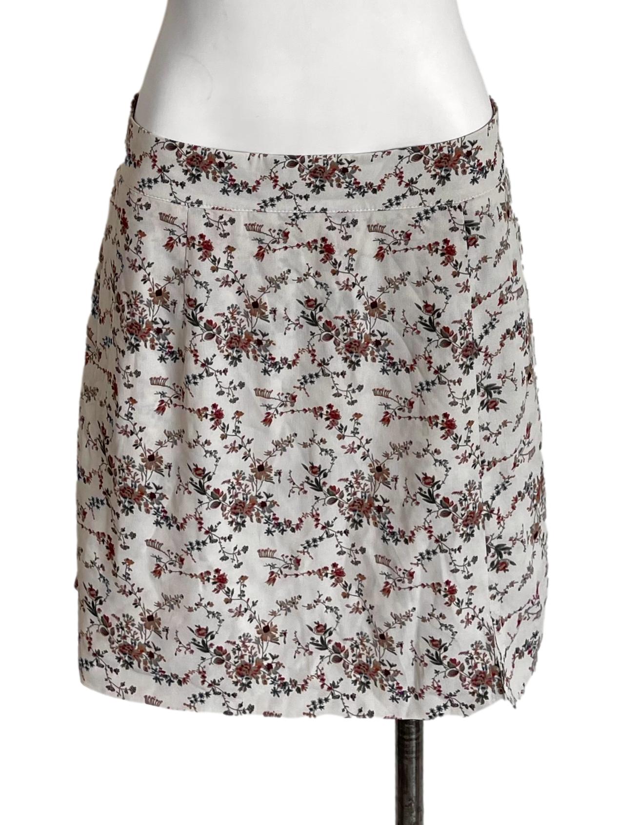 Oat Floral Mini Skirt
