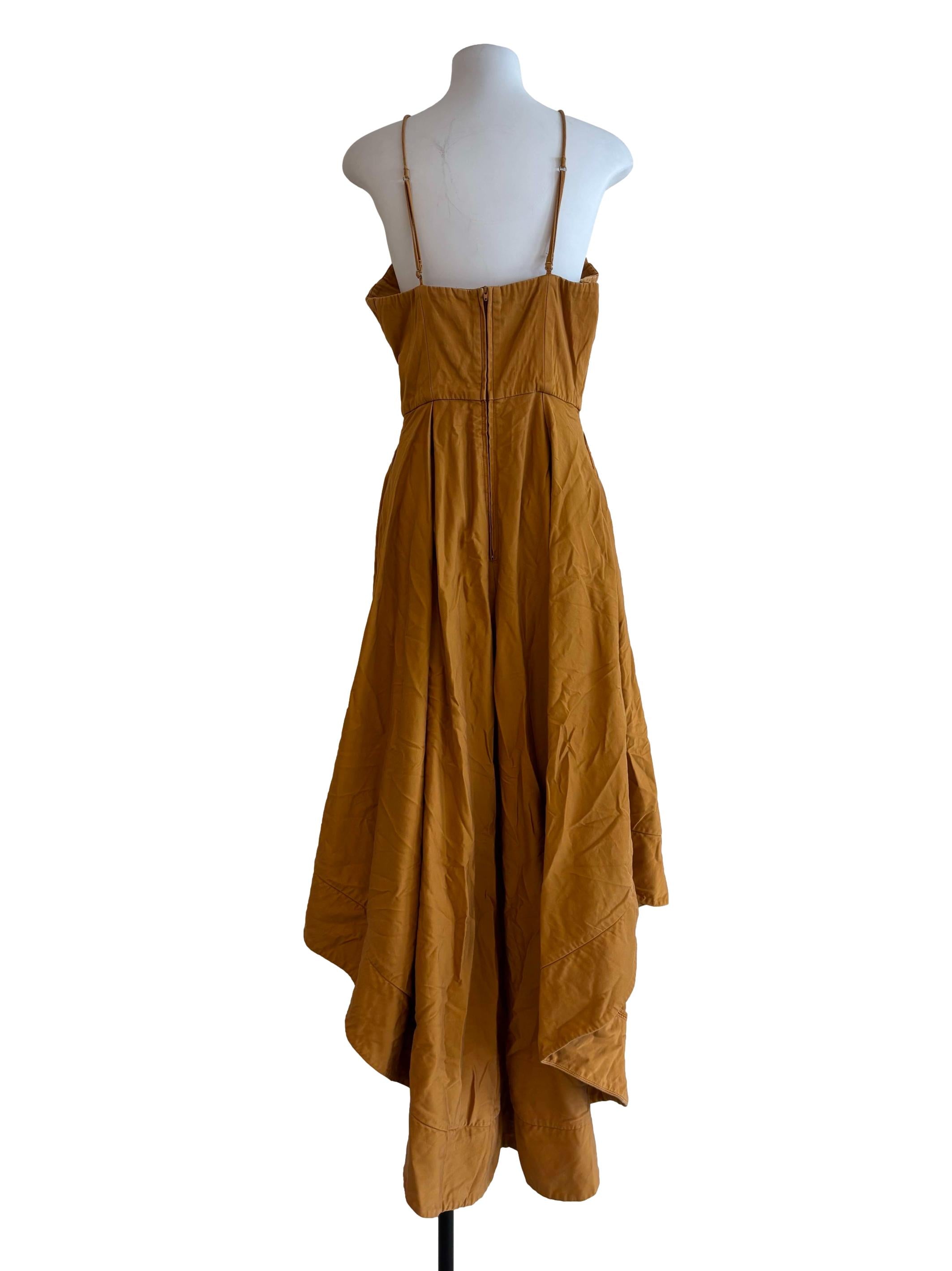 Dijon High Low Halter Dress