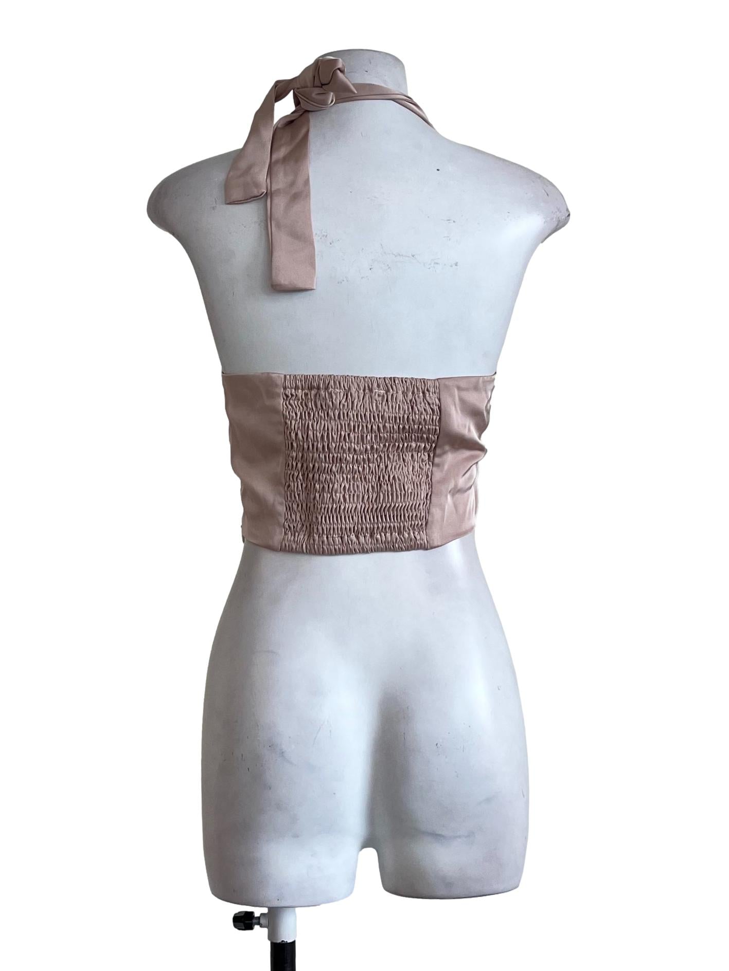 Light Pink Plain Adjustable Strap Top