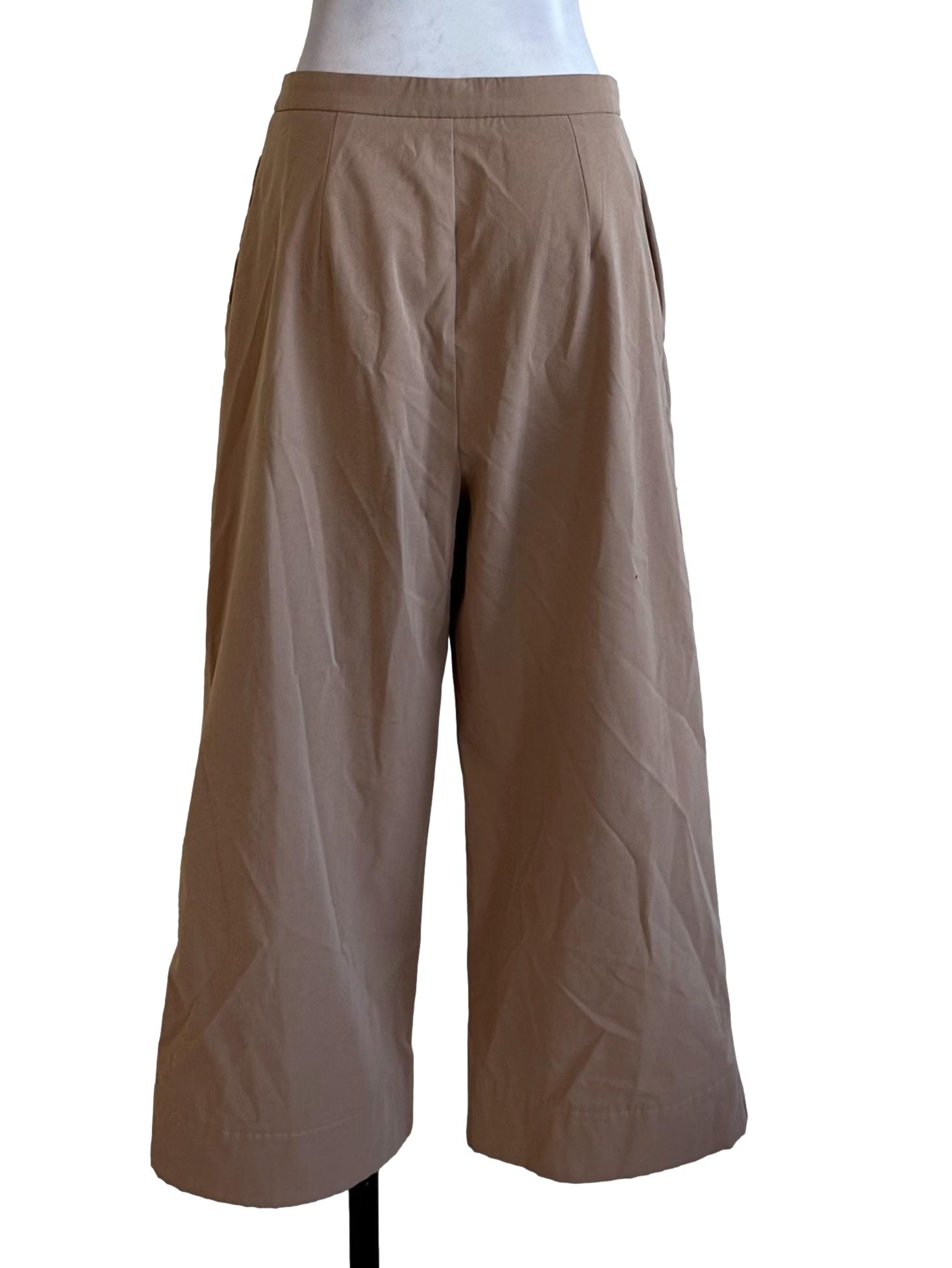 Khaki Brown Button Long Pants TCL