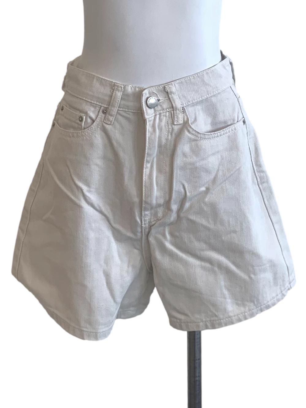 White Denim Jean Shorts LB