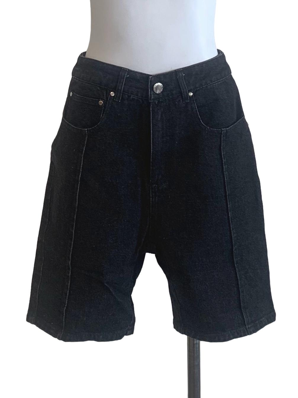 Black Denim Jean Shorts TCL