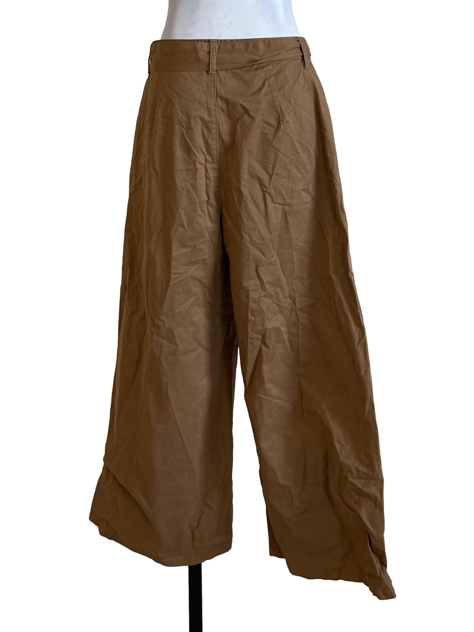 Caramel Brown Strap Long Pants TCL