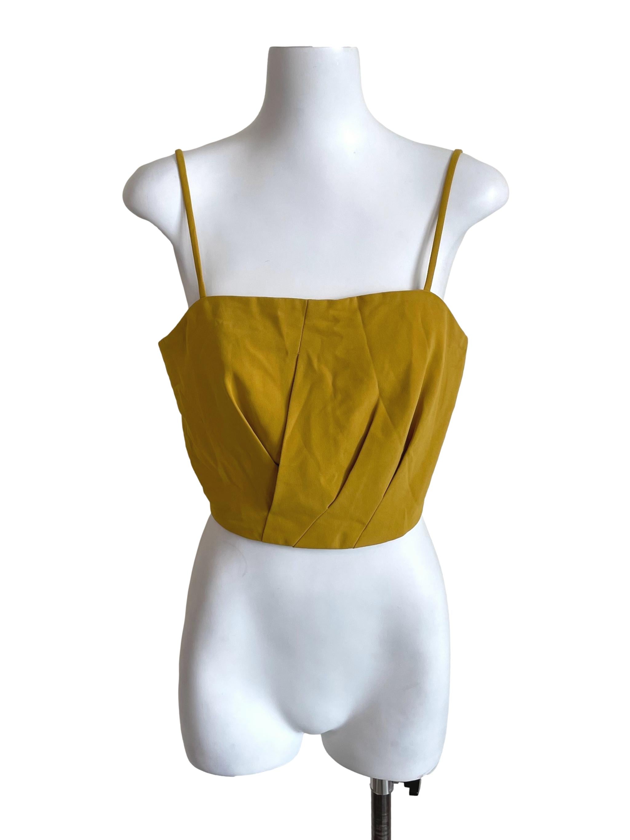 Canary Pleated Tube Camisole LB