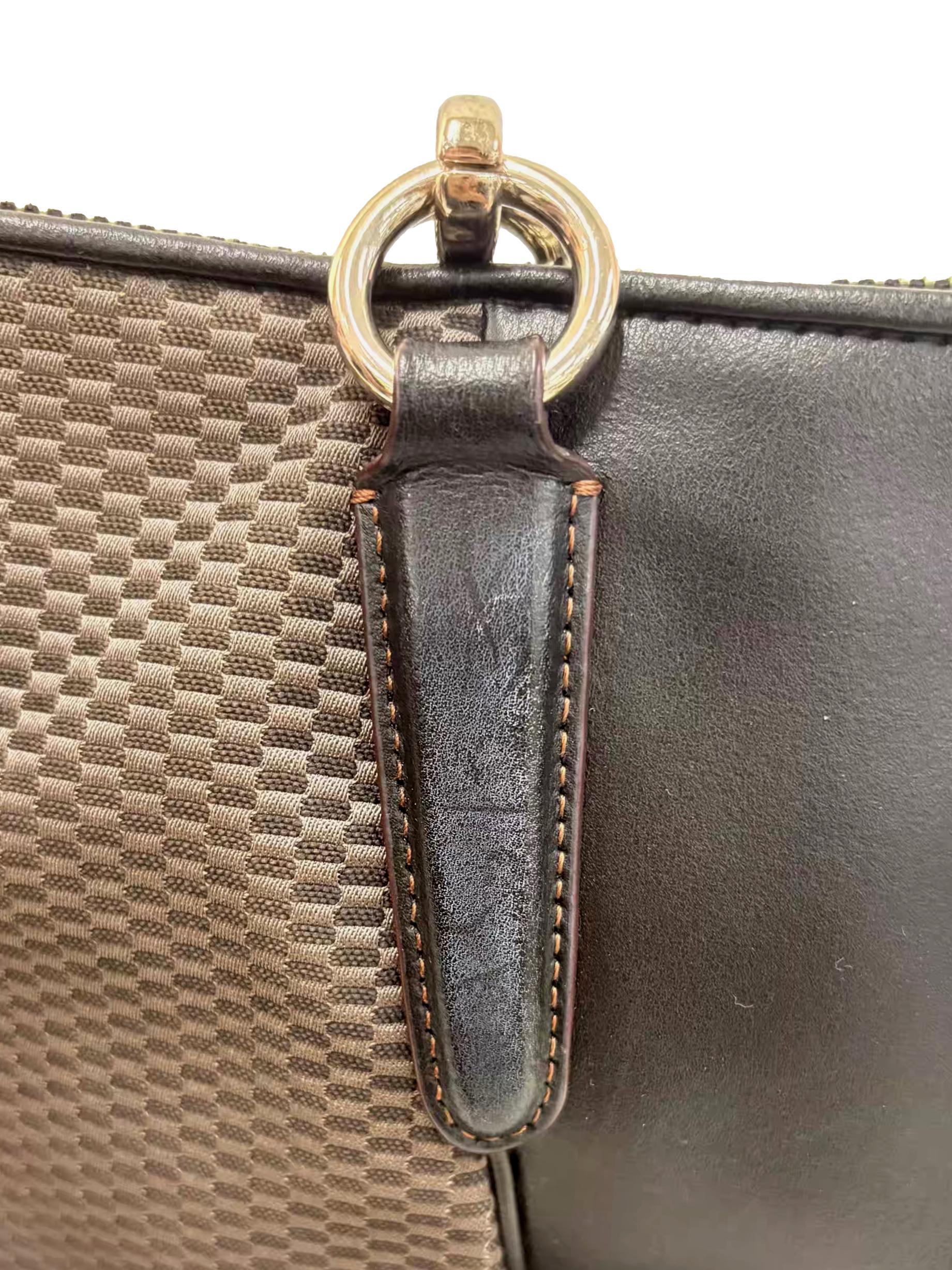 Black Jacquard Ava Tote Bag