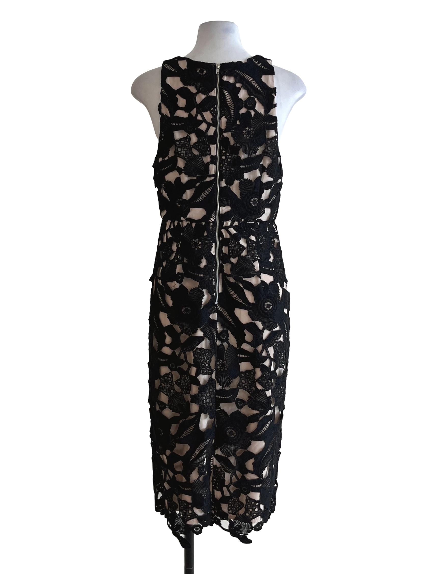 Black Lace A-Line Dress LB