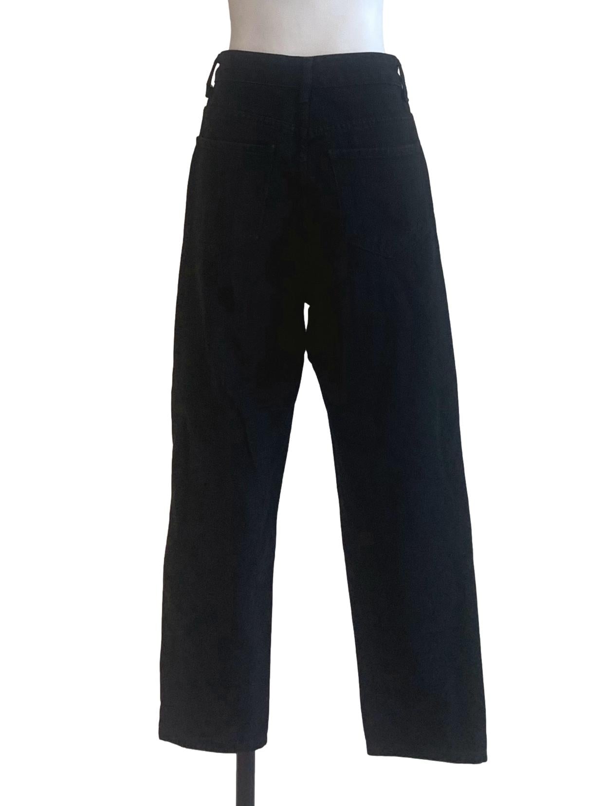 Black Straight Cut Jeans TWL