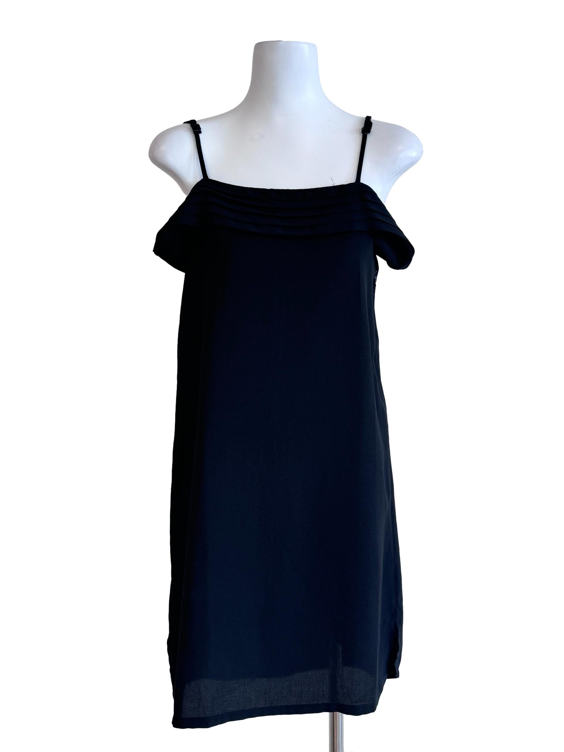 Black Slit Dress
