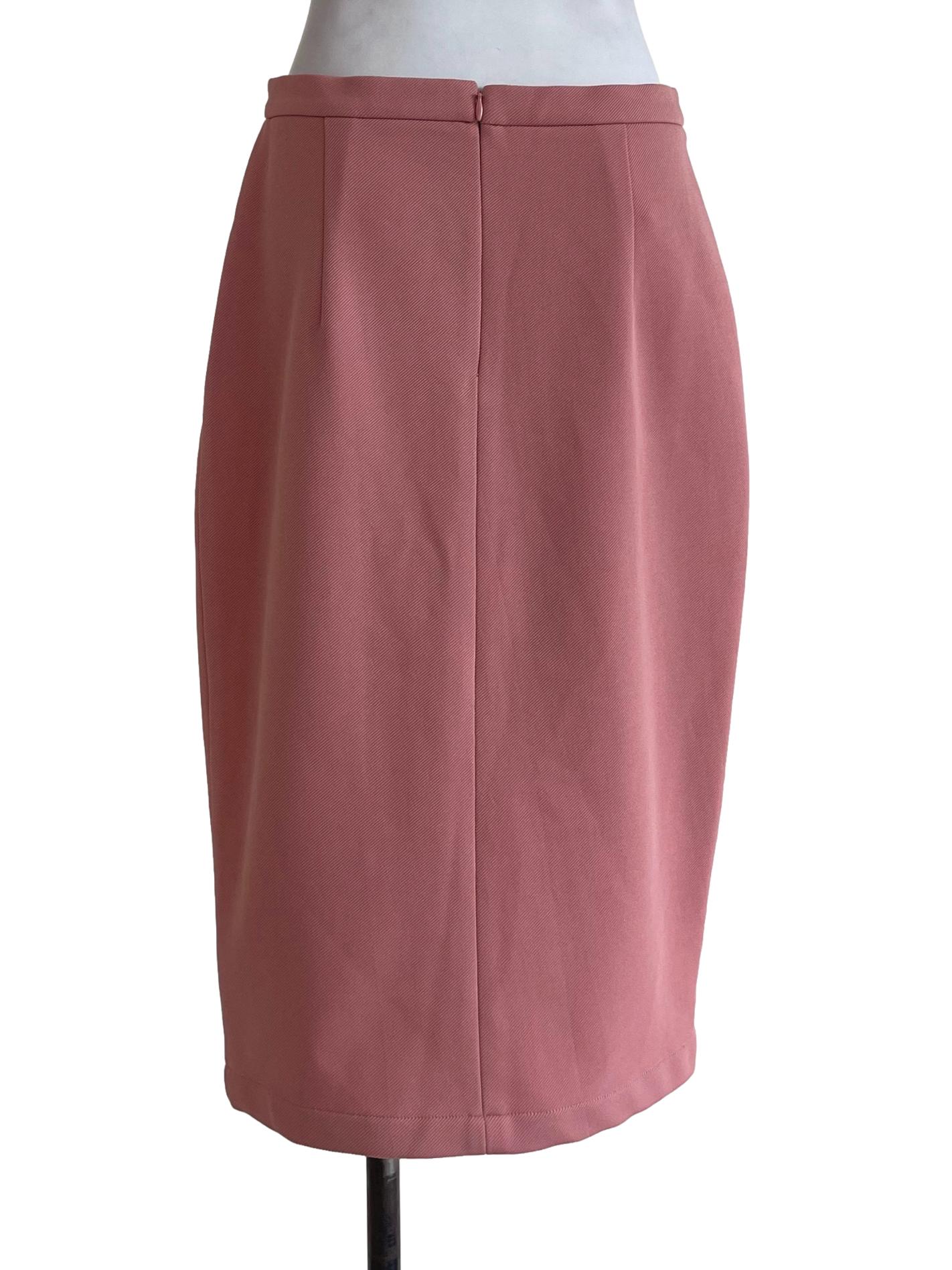 Love Bonito Pink Pockets Pencil Skirt | REFASH