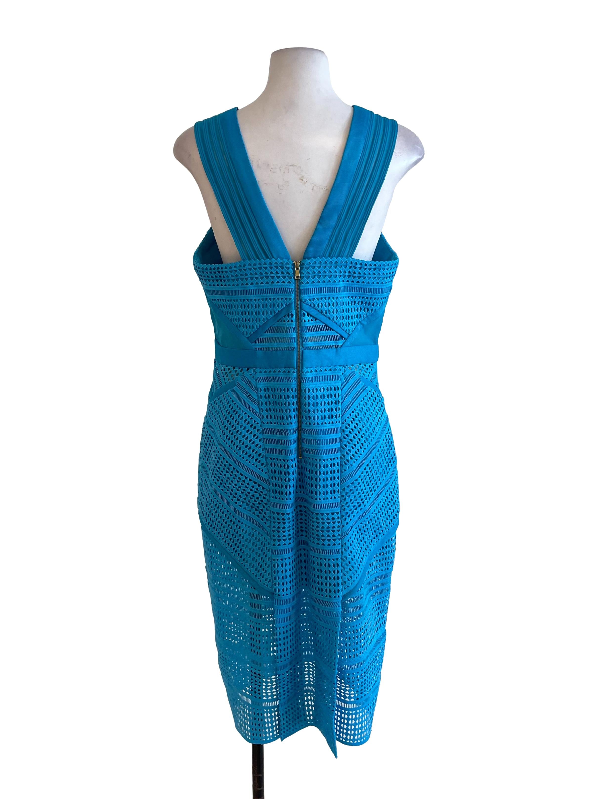 Blue Sheath Dress