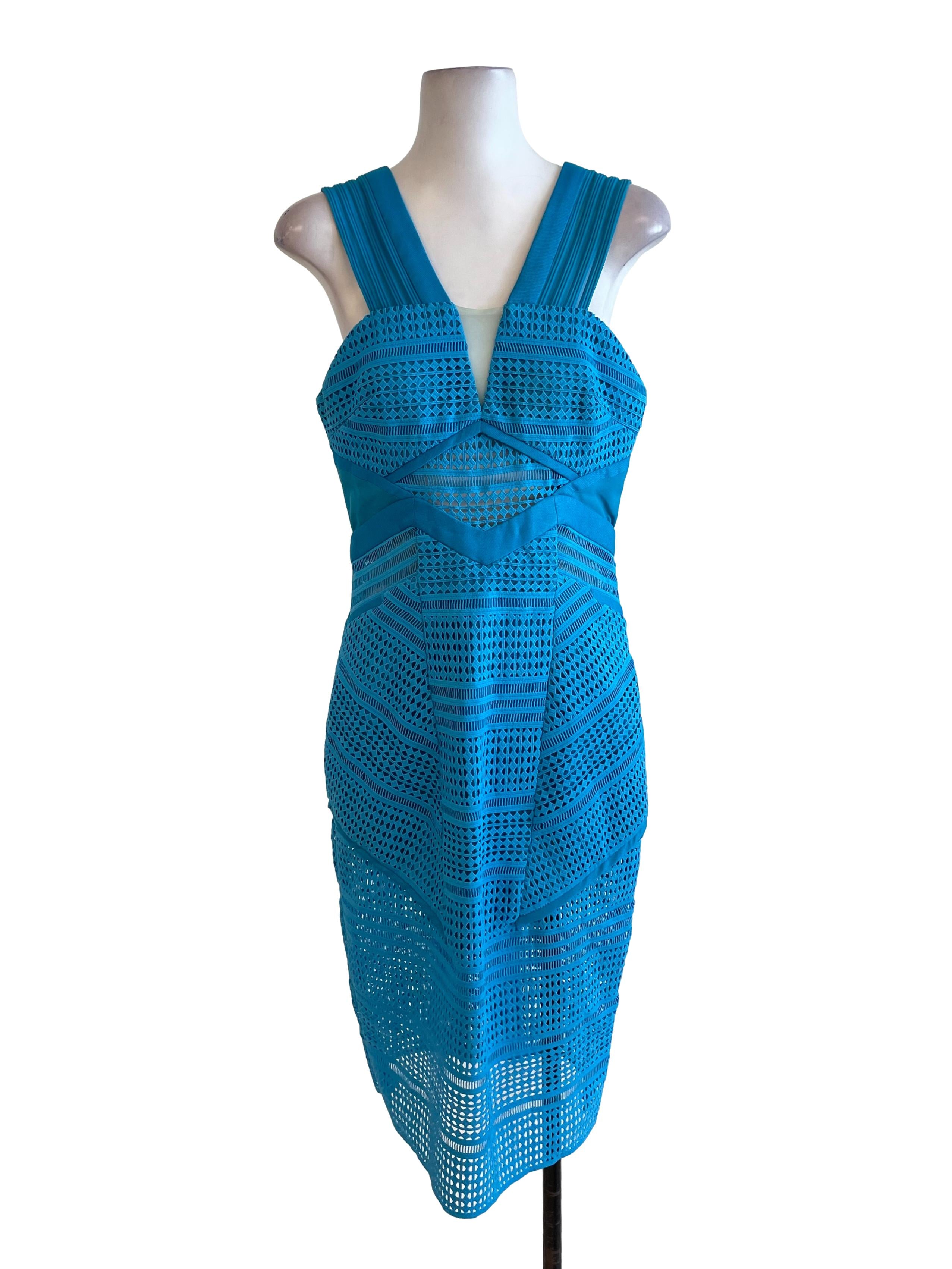 Blue Sheath Dress