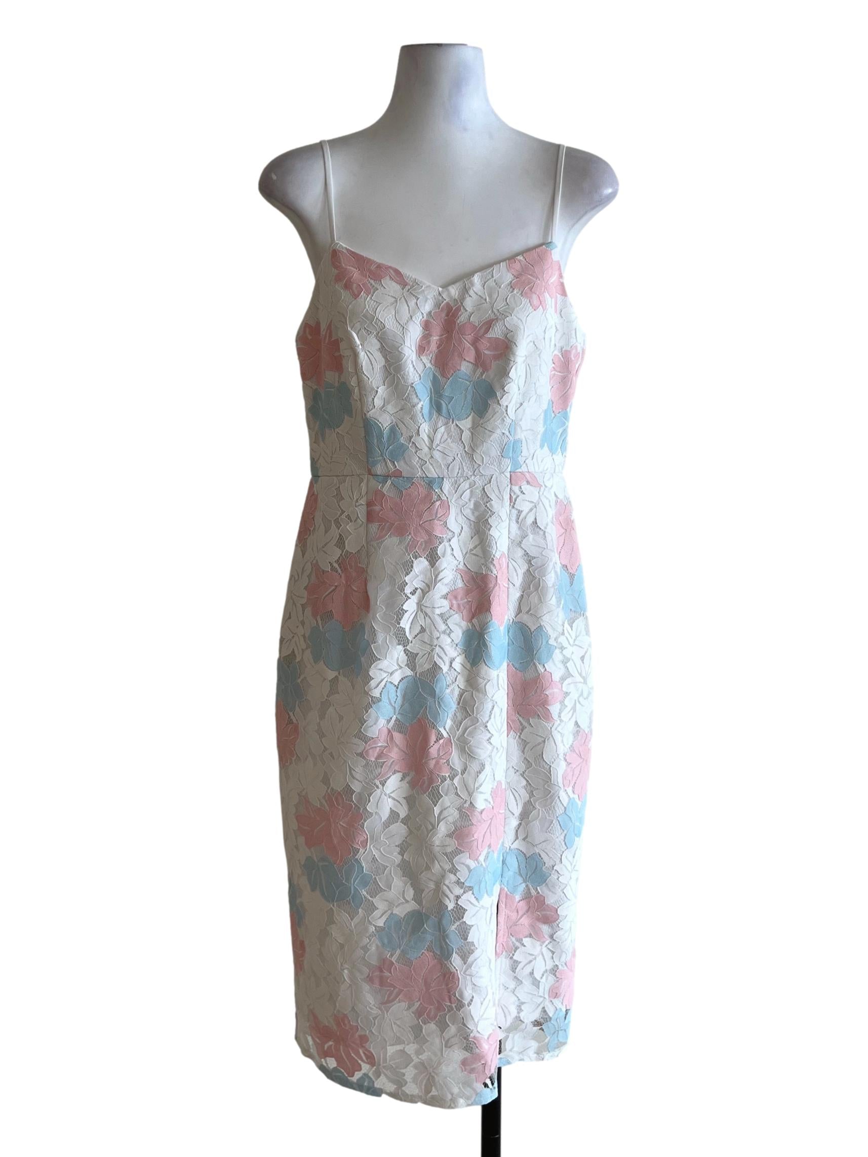 White Lace A-Line Dress