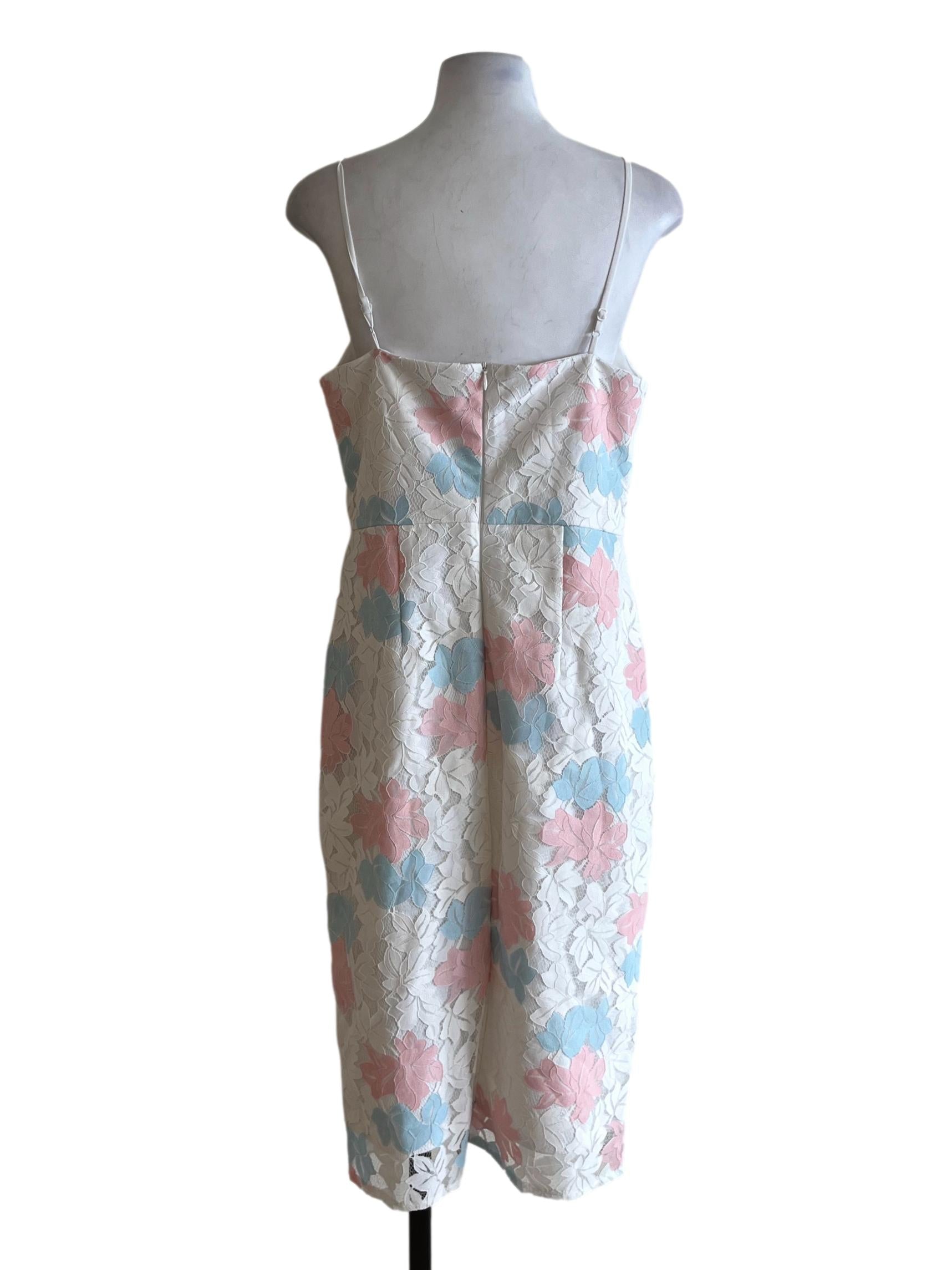 White Lace A-Line Dress