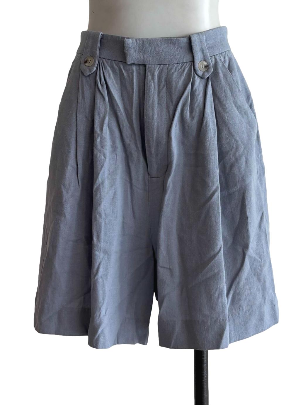 Dusty Blue Relaxed Shorts