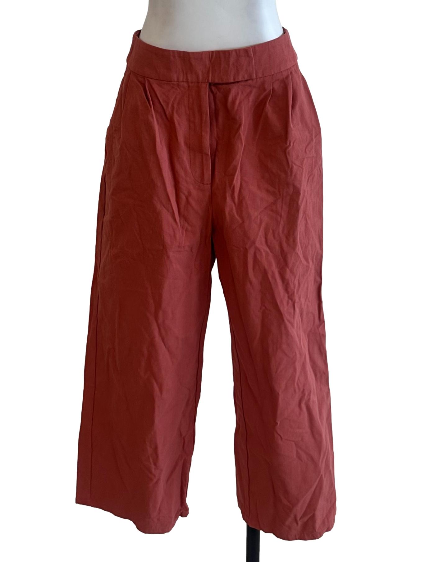 Rose Red Straight Cut Pants OSN