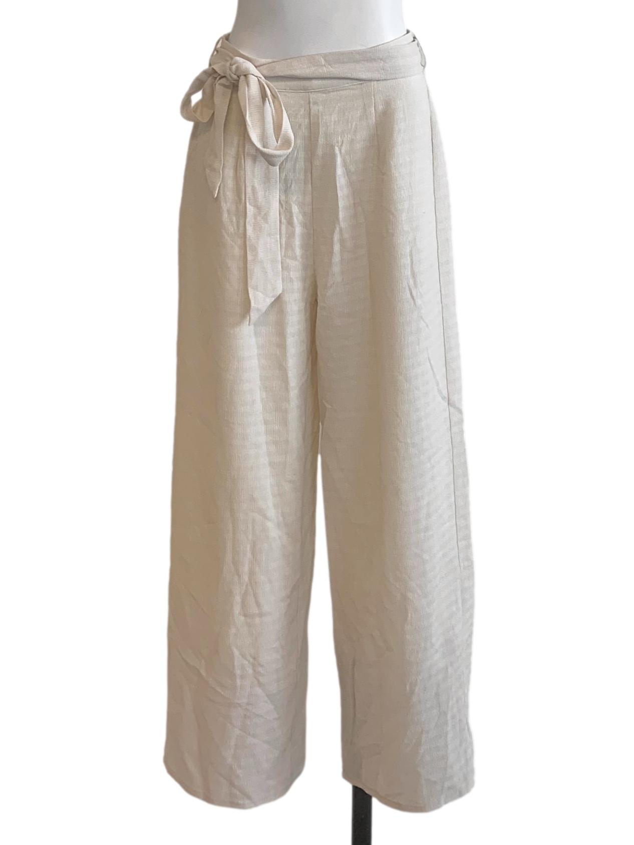 White Wide Leg Pants