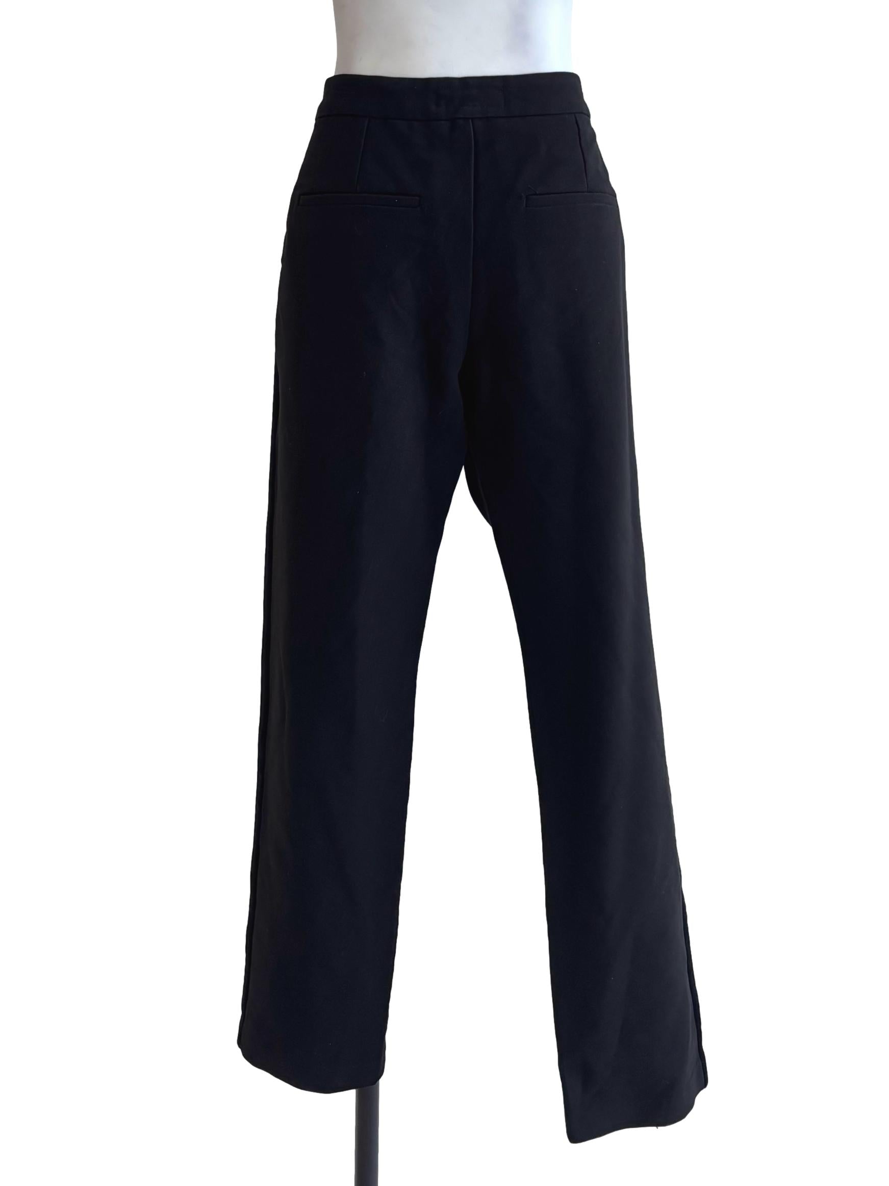 Black Formal Straight Pants