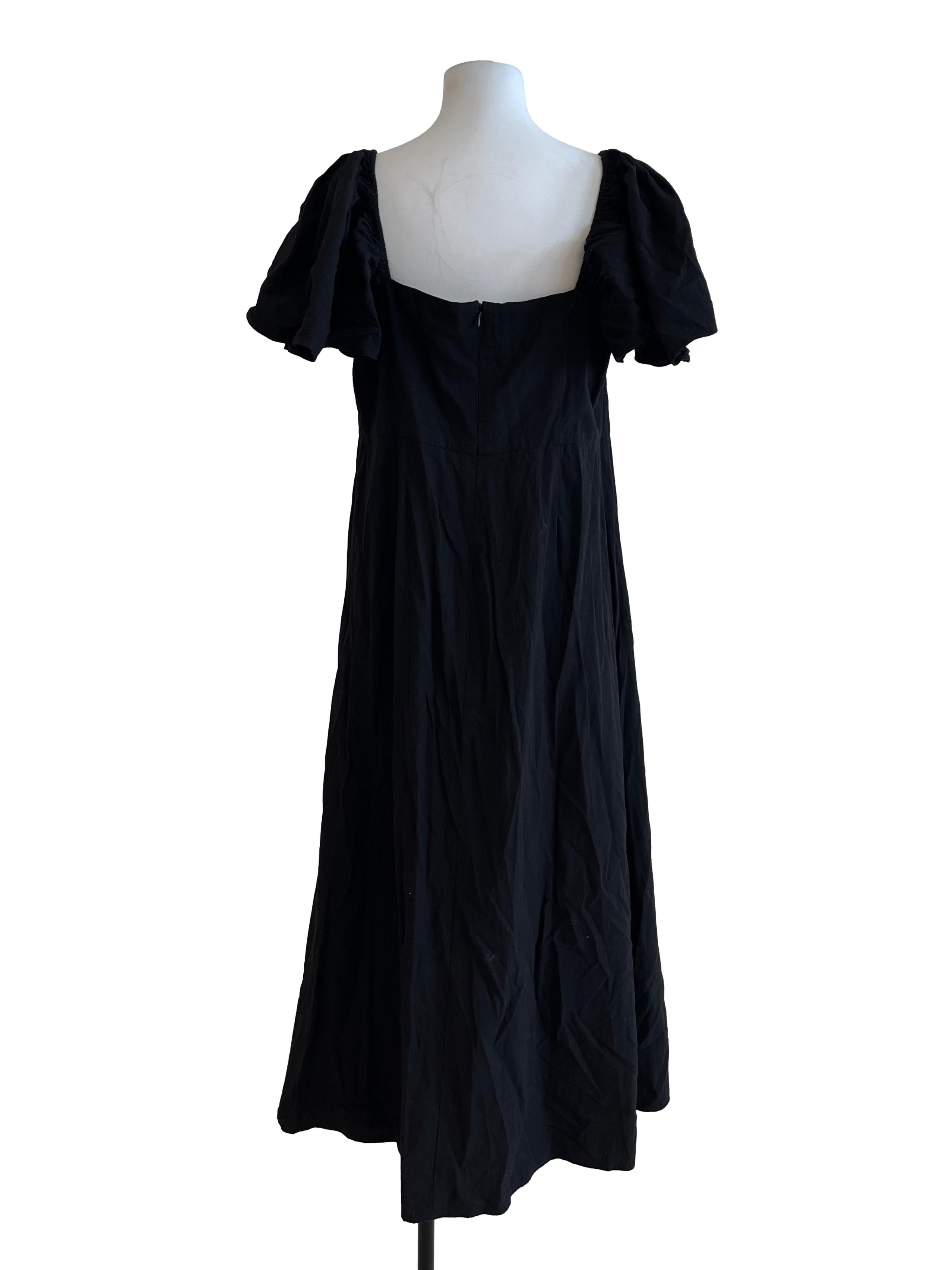 Pitch Black Sweetheart Dress