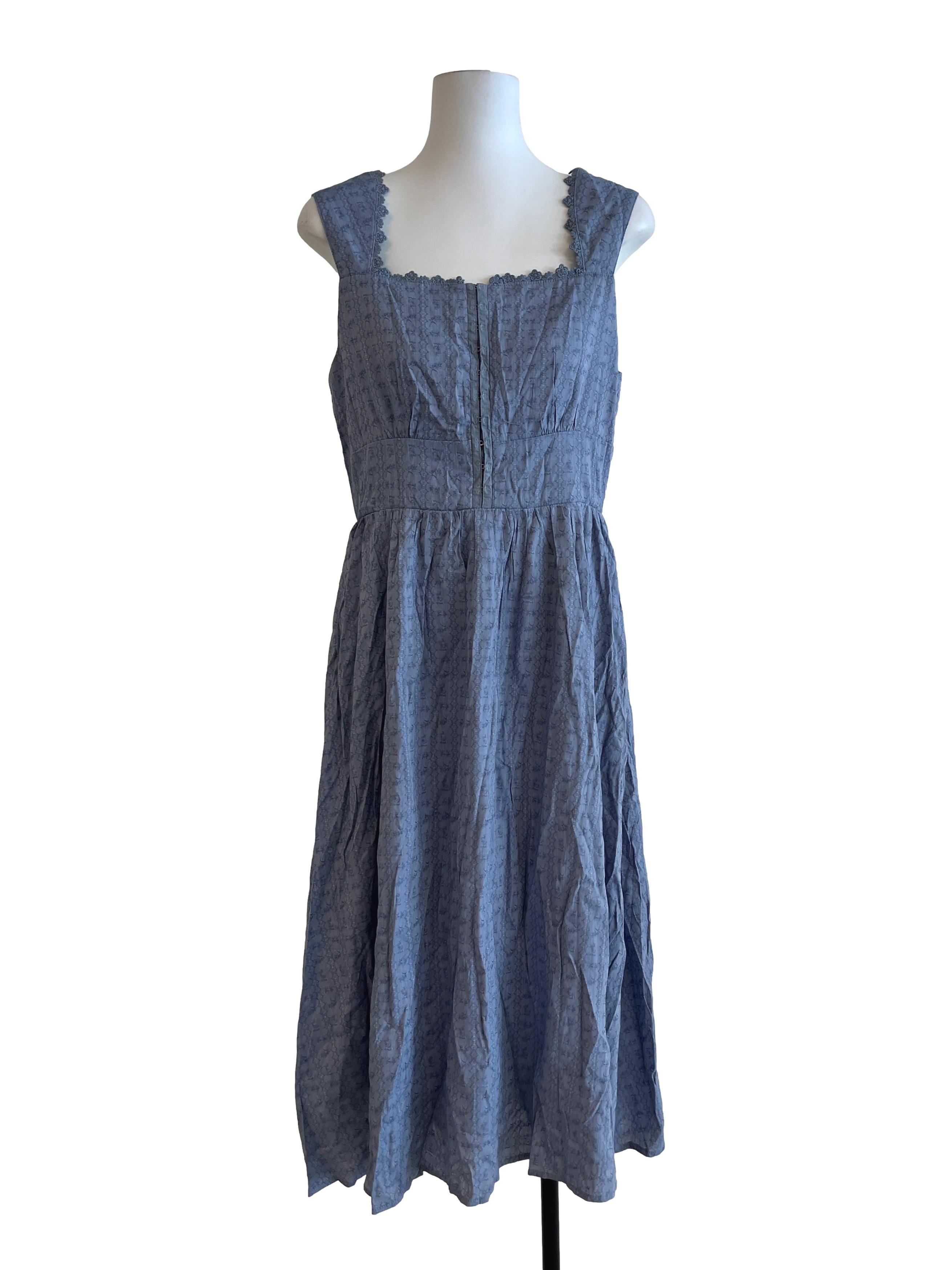 Cerulean Blue Square Dress