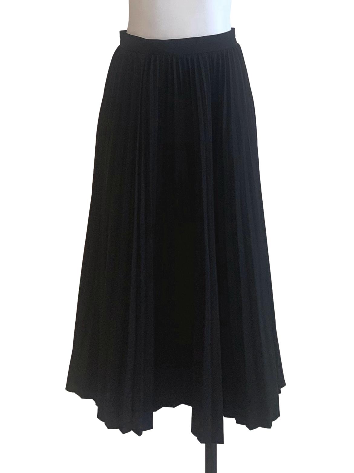 Black Pleated Skirt LB