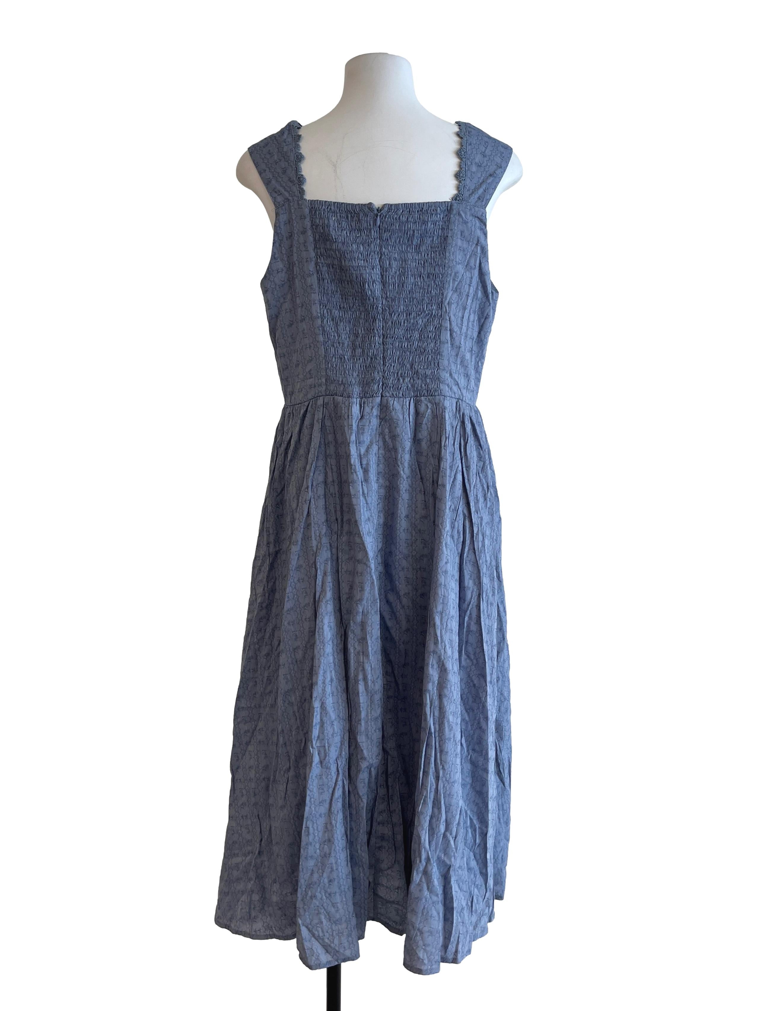 Cerulean Blue Square Dress