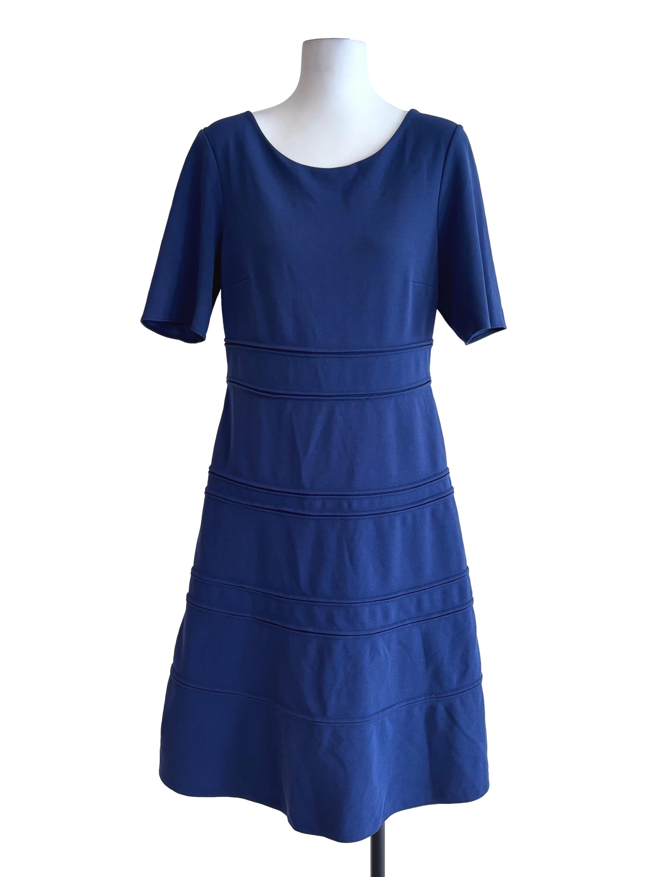Navy Blue Layered Dress