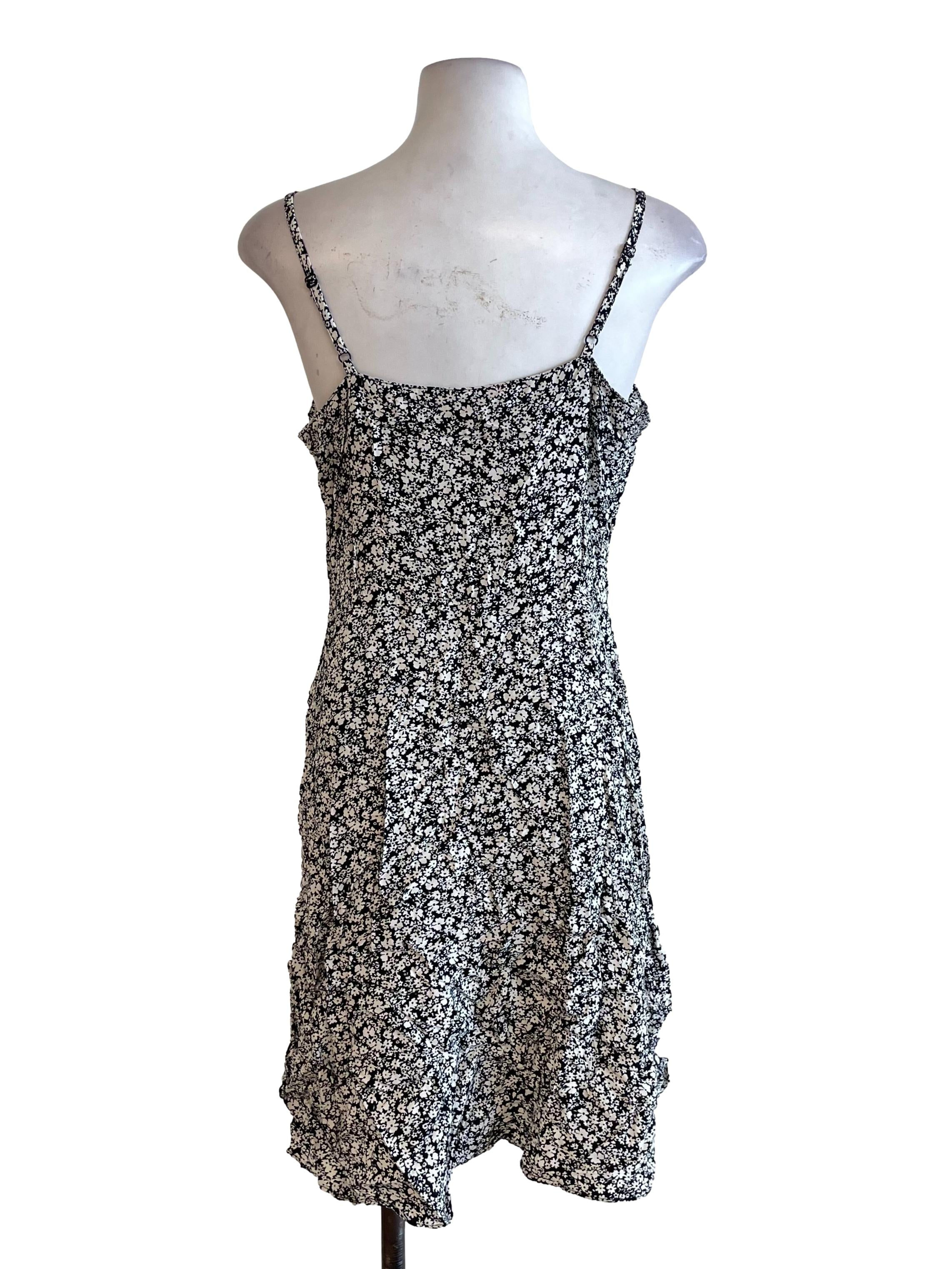 Black Floral Cami Dress