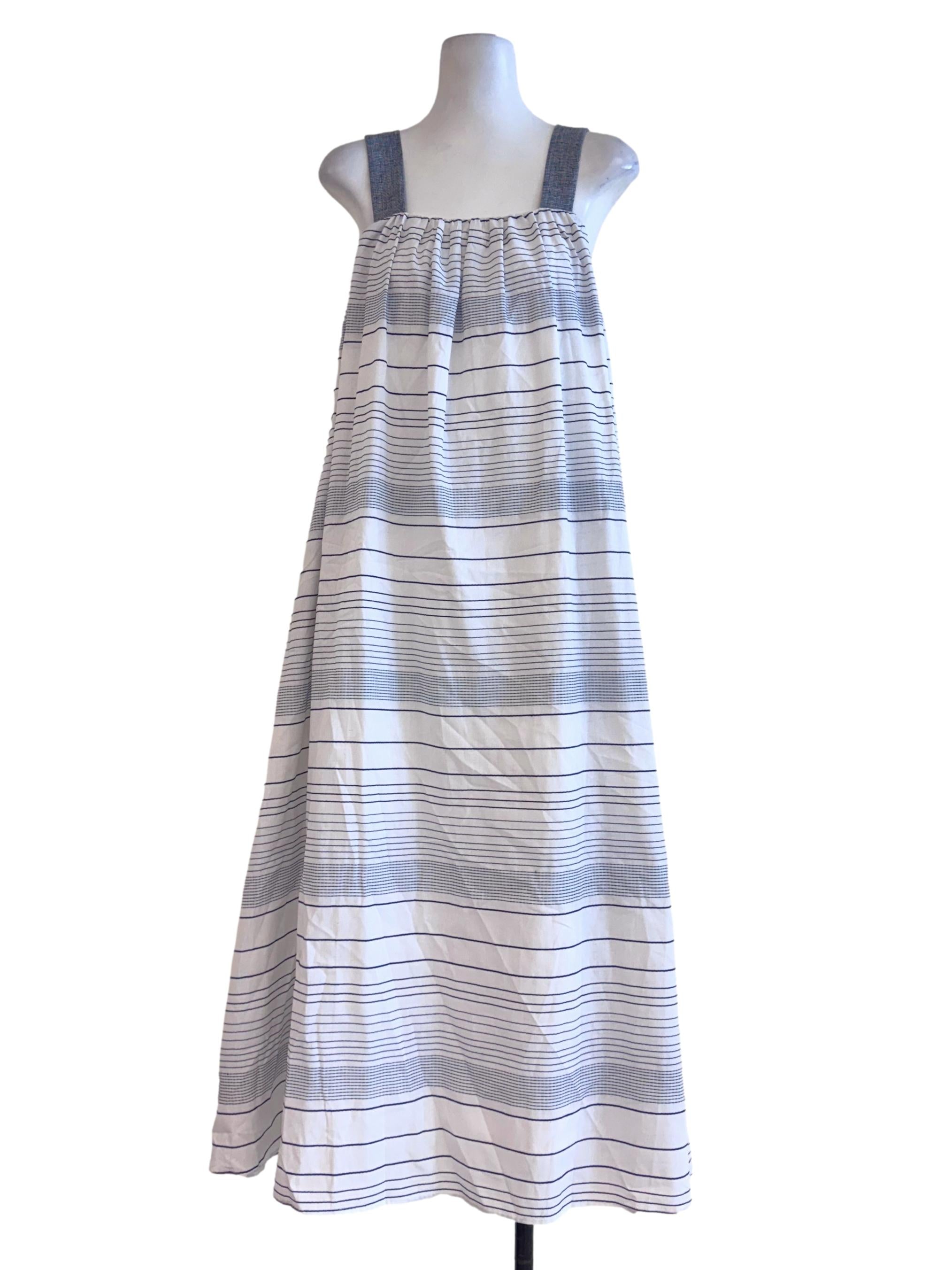 Stripe Gathered Tent Dress OSN
