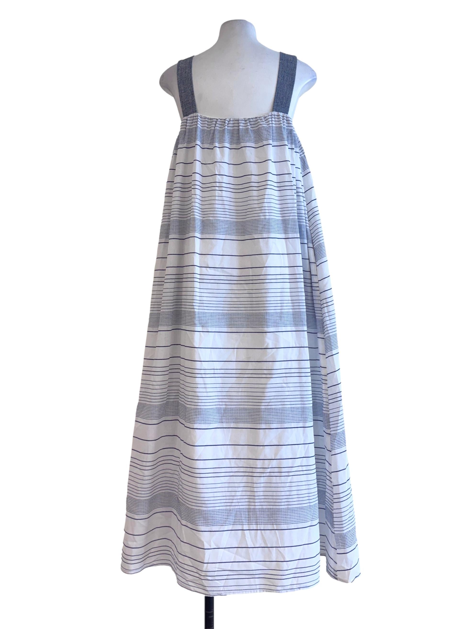 Stripe Gathered Tent Dress OSN