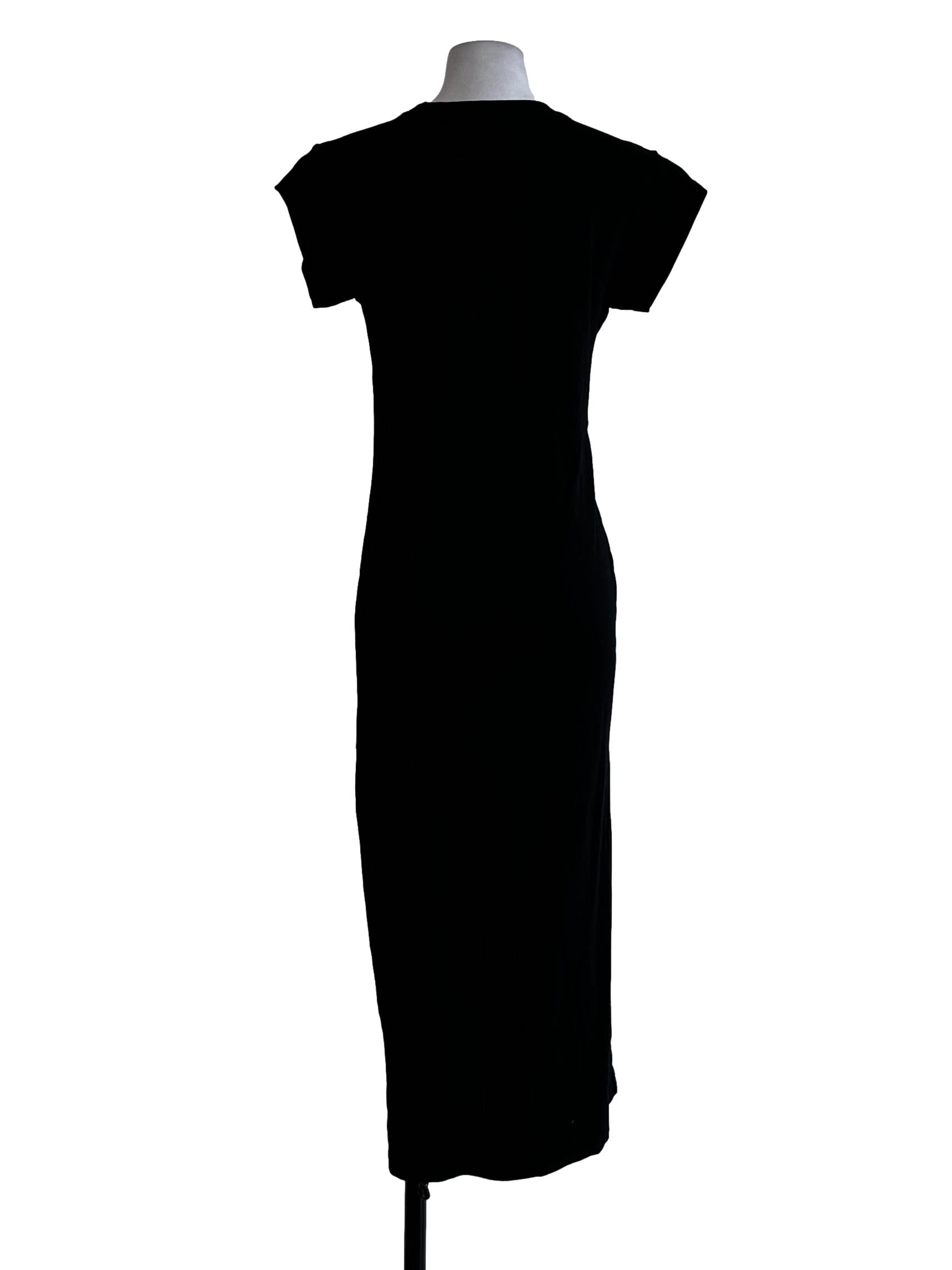 Black Cotton Long Dress