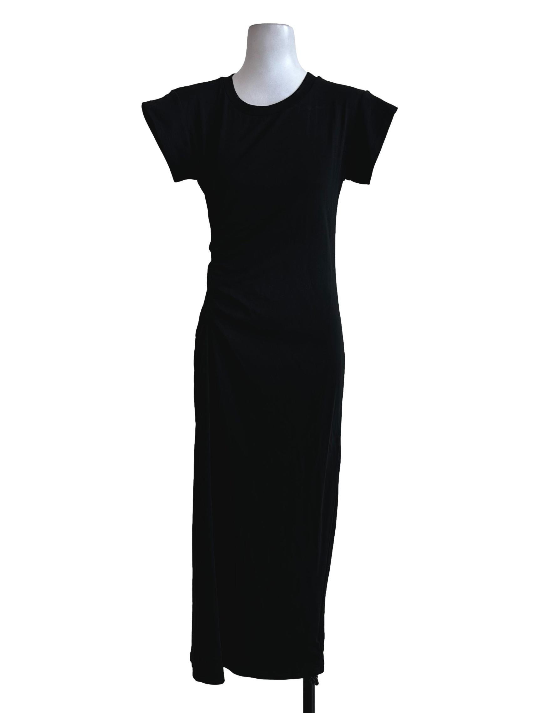 Black Cotton Long Dress
