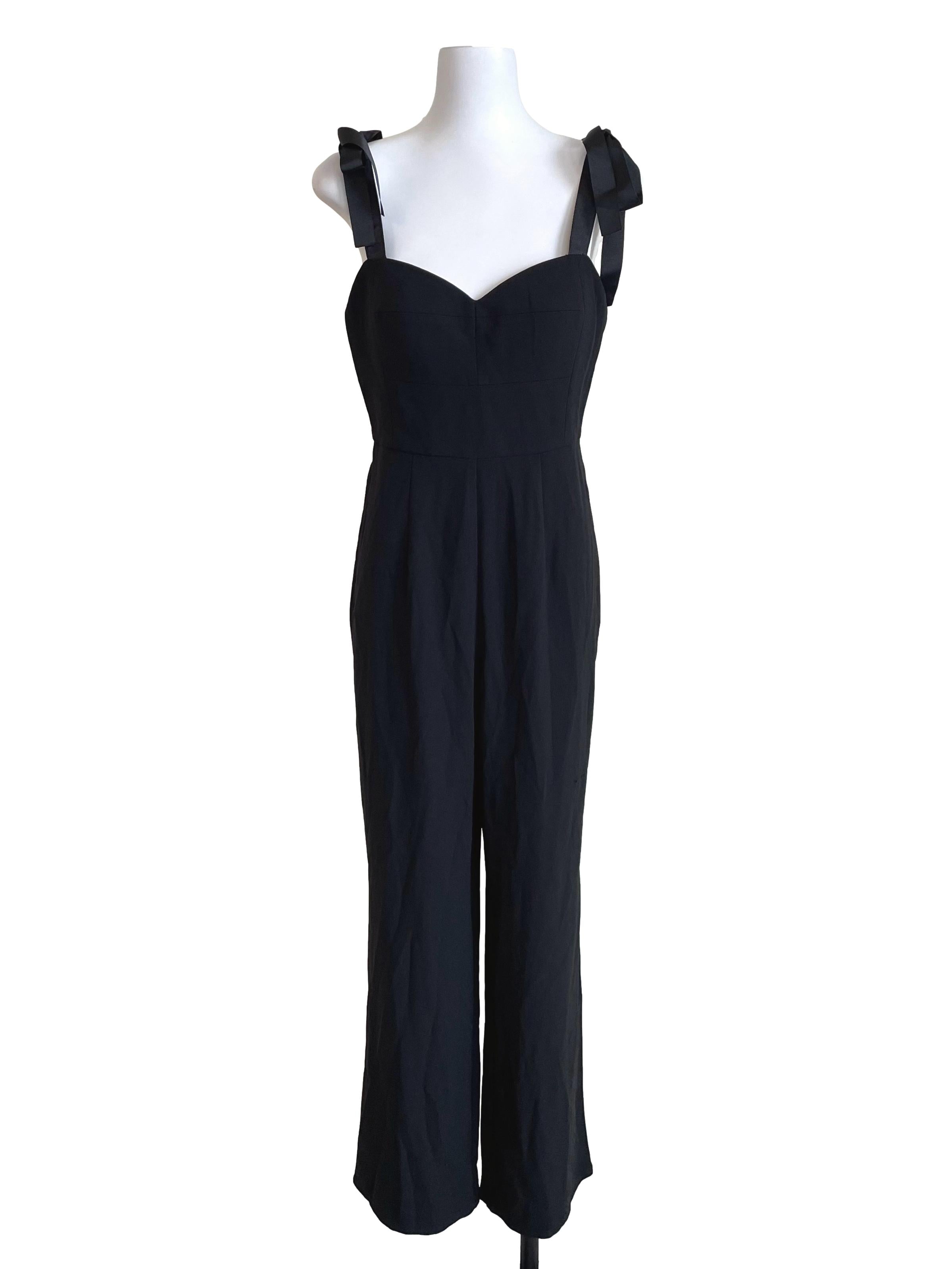 Black Ribbons Sweetheart Jumpsuit LB