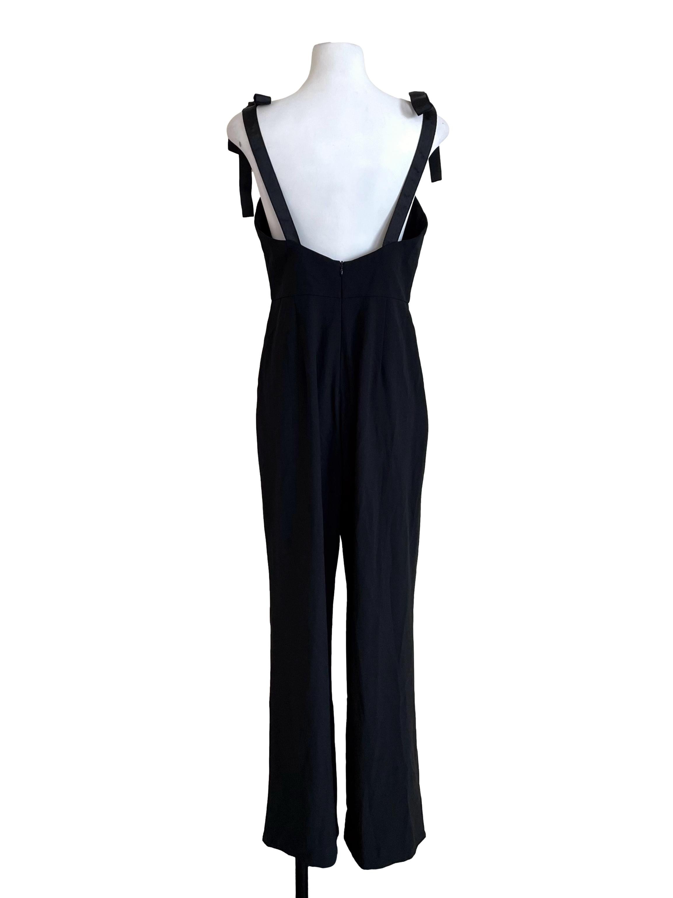 Black Ribbons Sweetheart Jumpsuit LB