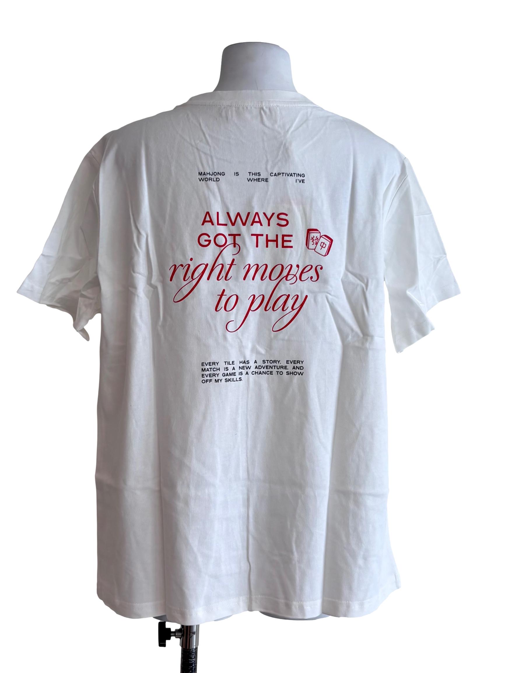 White Personali-Tees - Mahjong Master