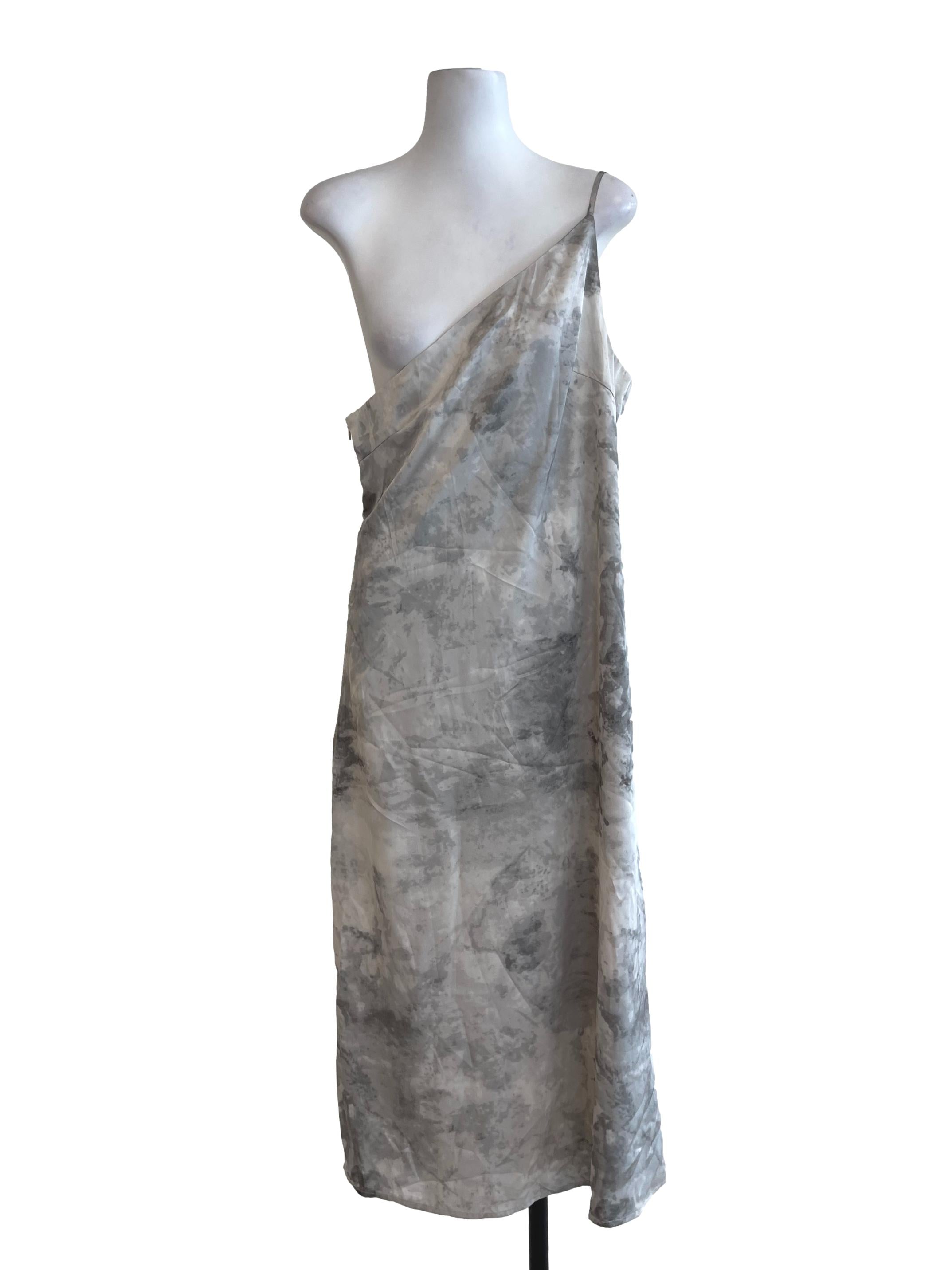 Light Grey Smoke Gown