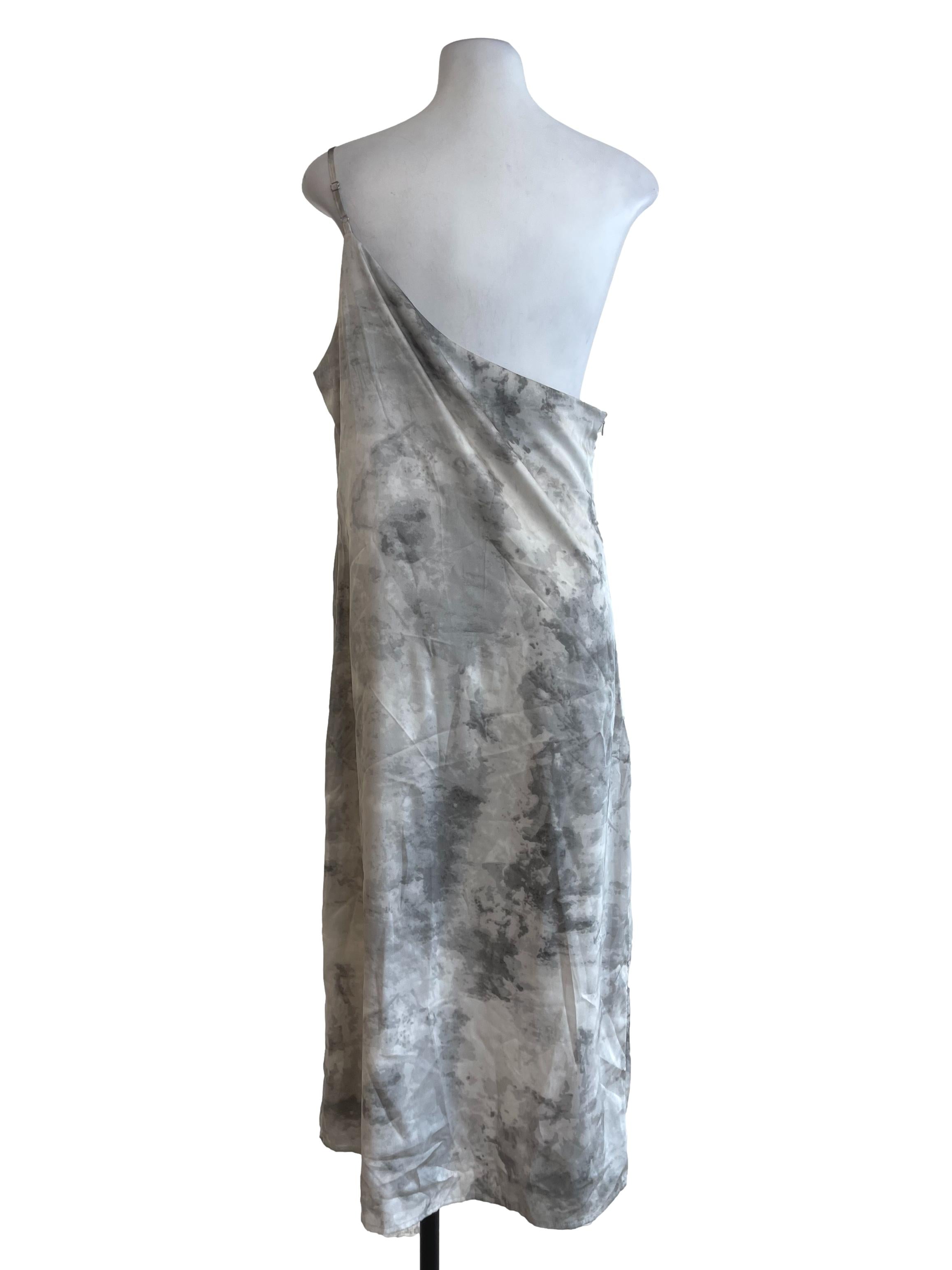 Light Grey Smoke Gown