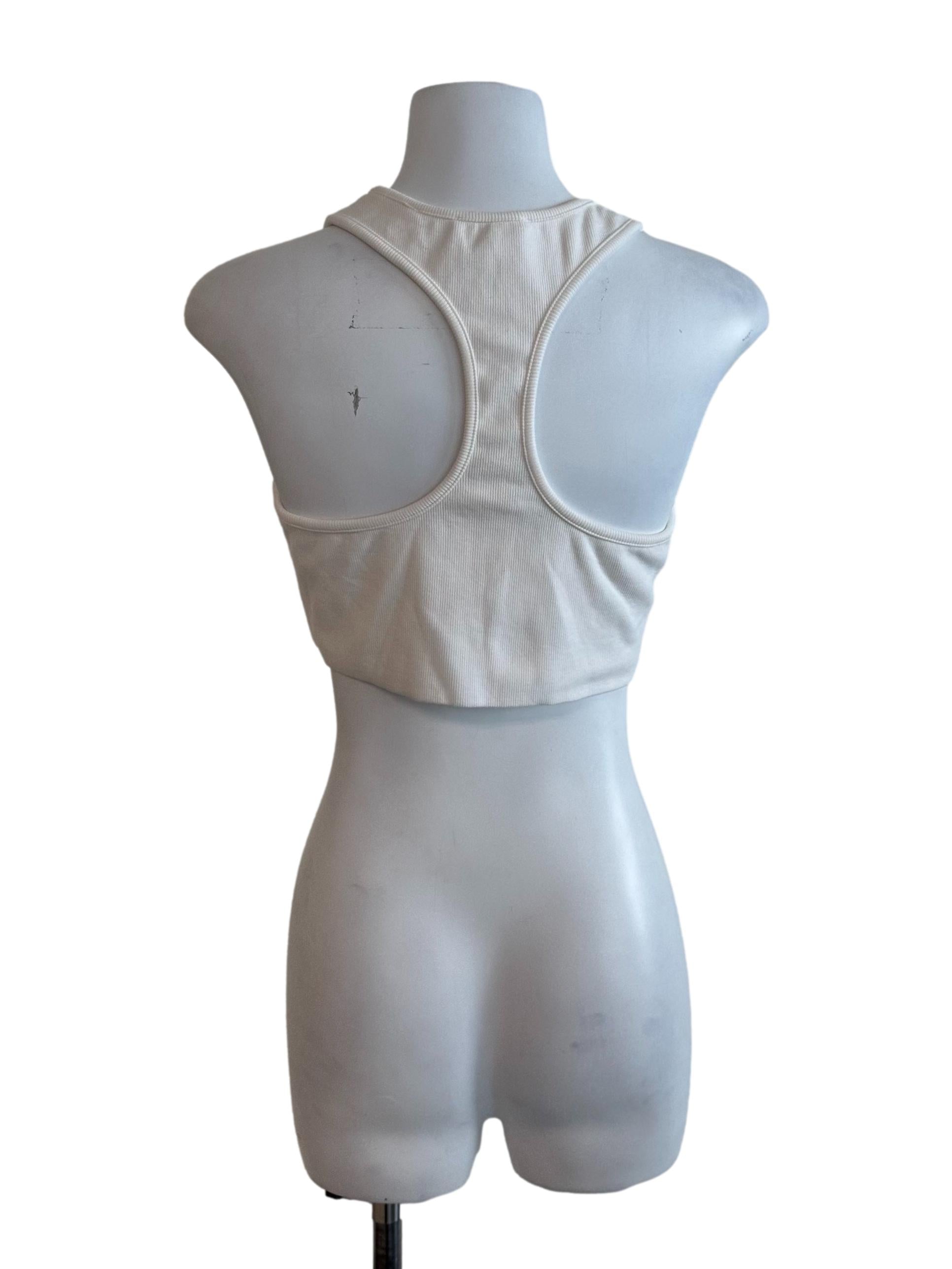 Oat Beige Crop Tank Top