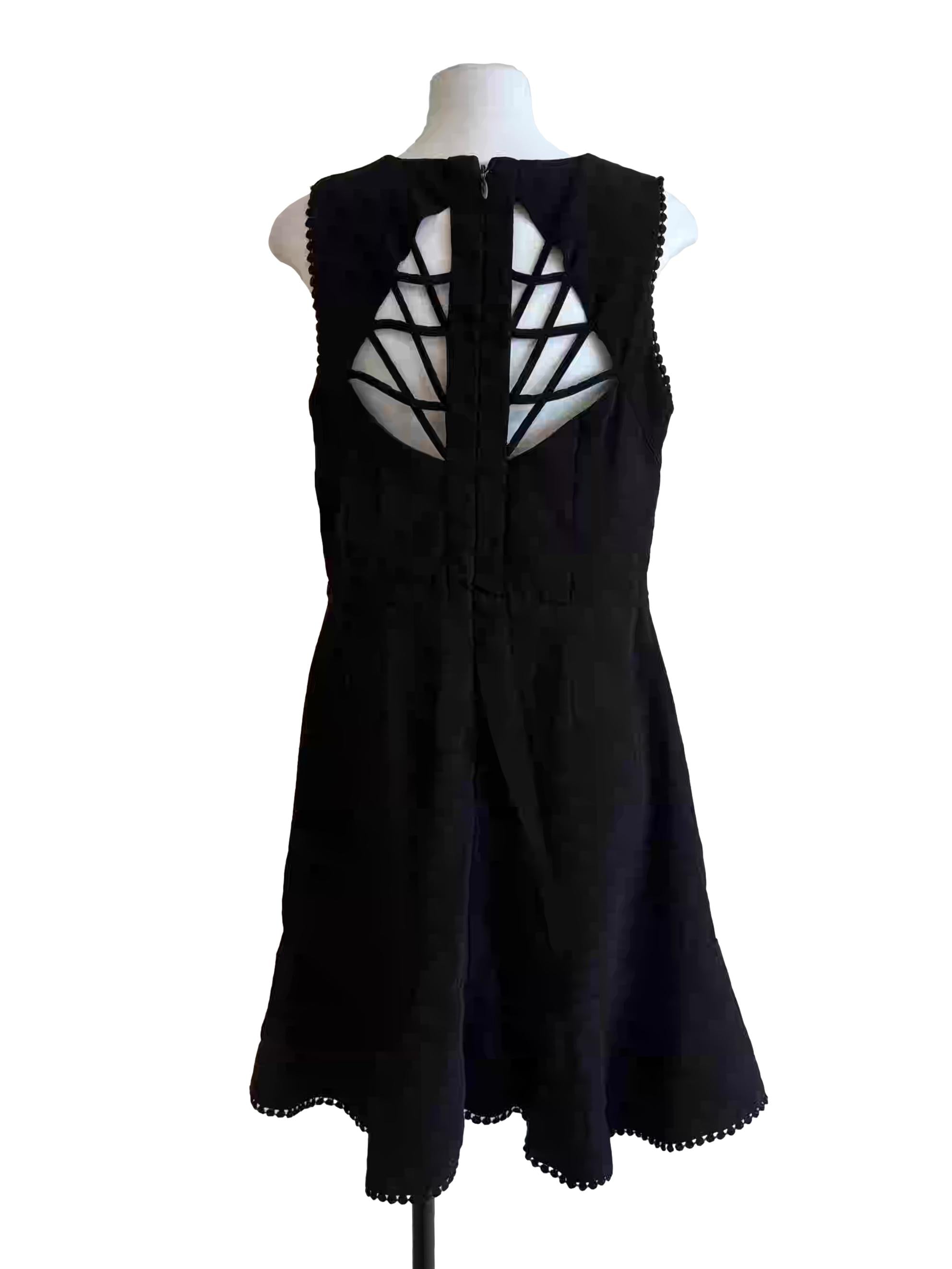 Onyx Black Sleeveless V-Neck Dress