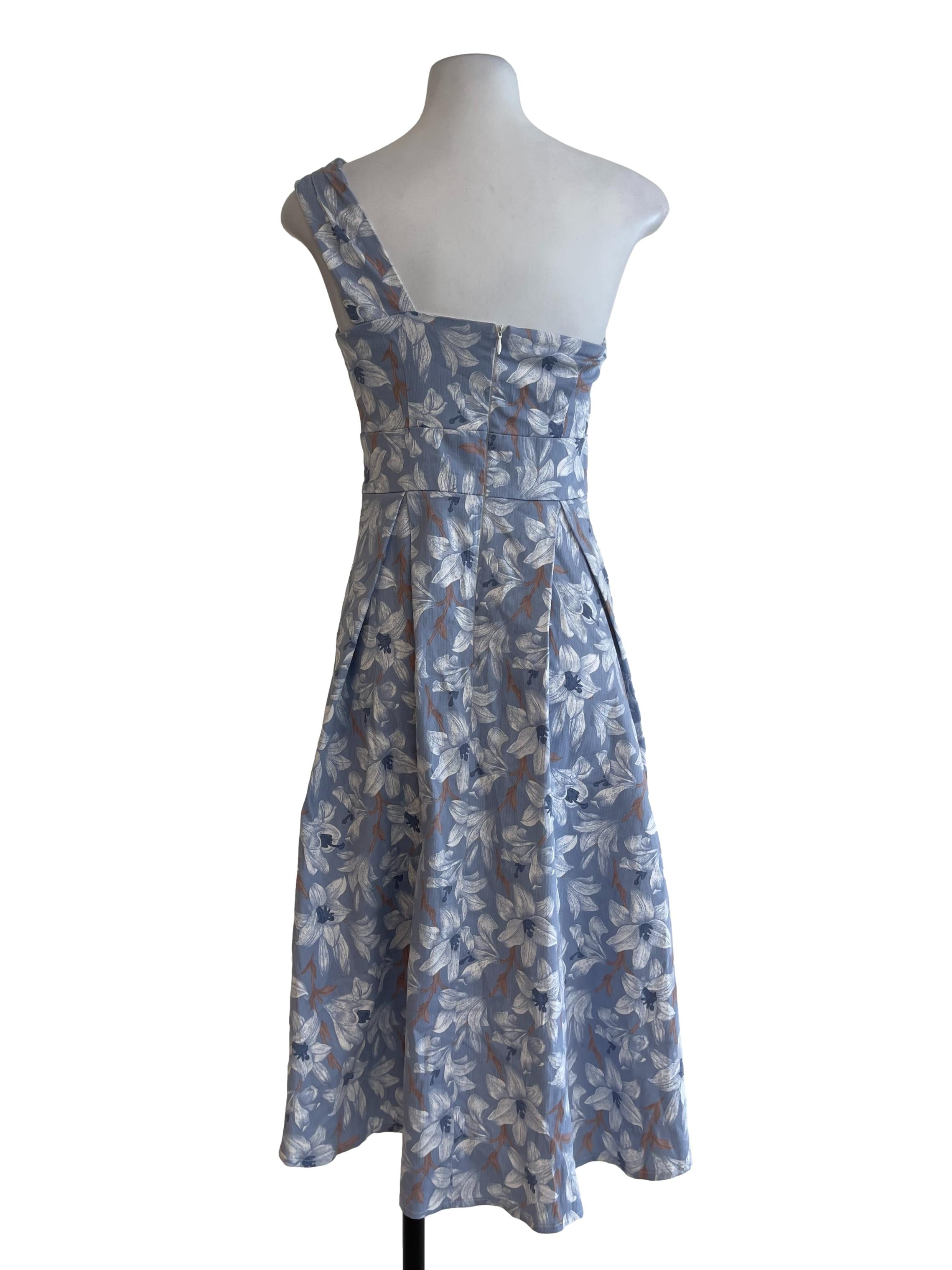 Washed Lilac Floral Dress