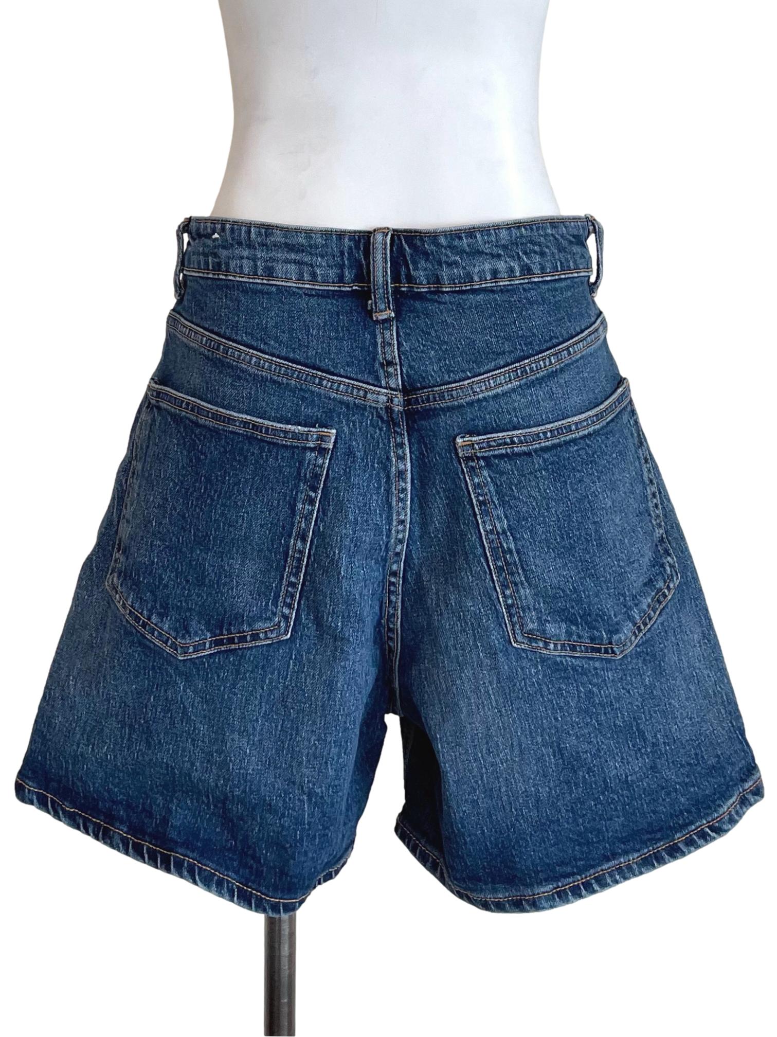 Dark Blue Jean Shorts